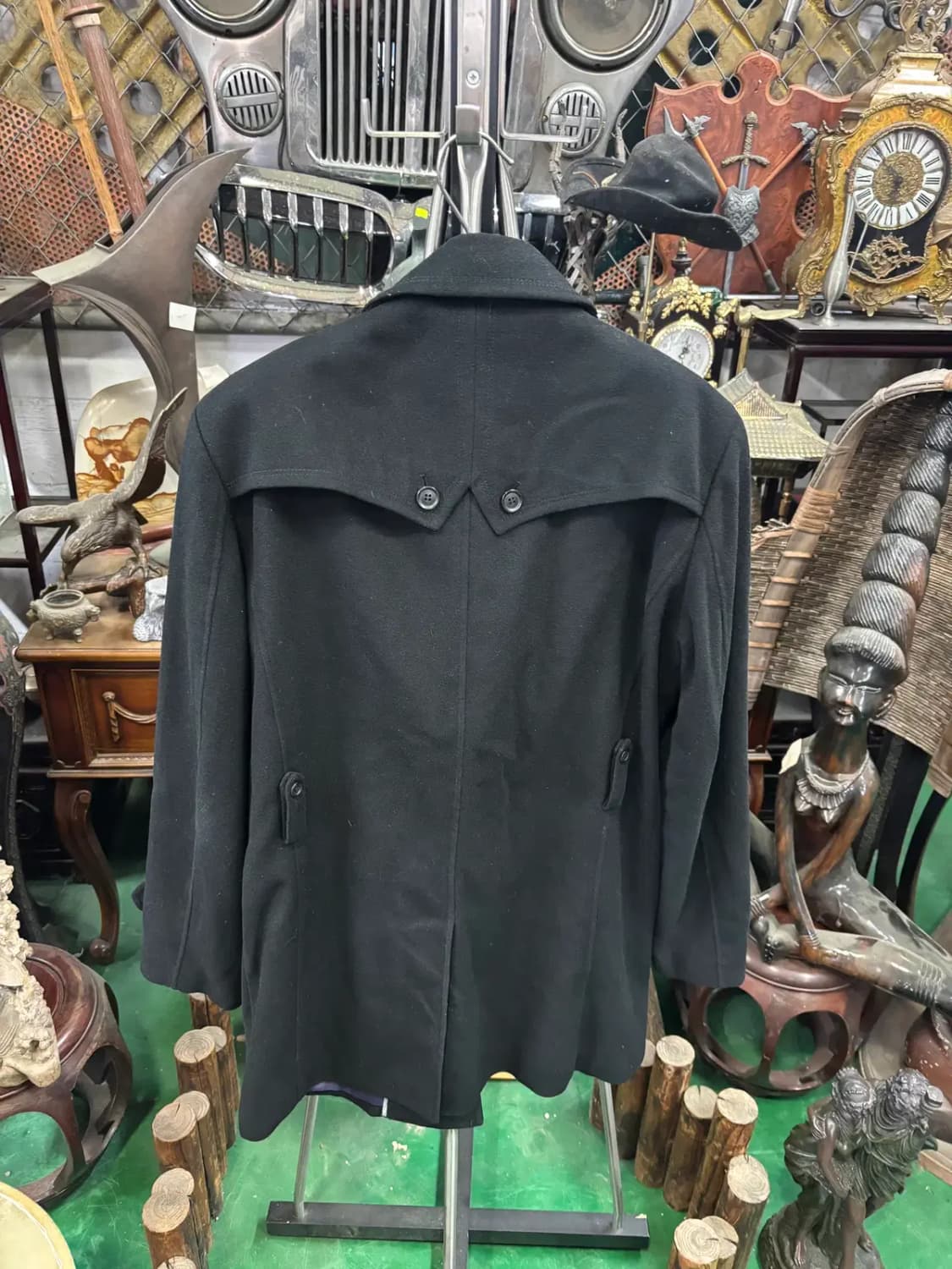 마인드브릿지 남성용 블랙 코트 상품이미지4