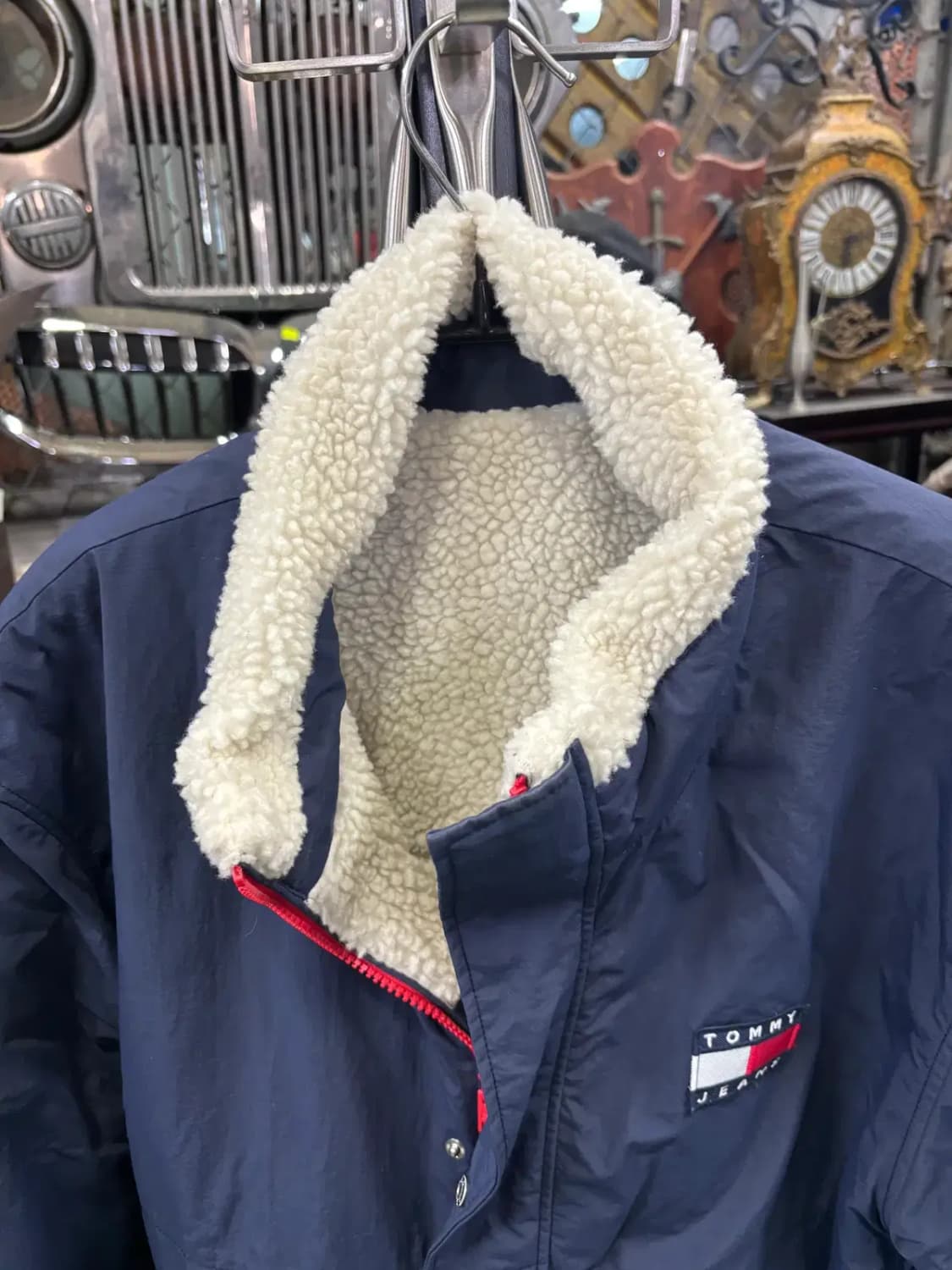 타미 진스(Tommy Jeans) 리버시블 셰르파 양면 재킷 상품이미지2