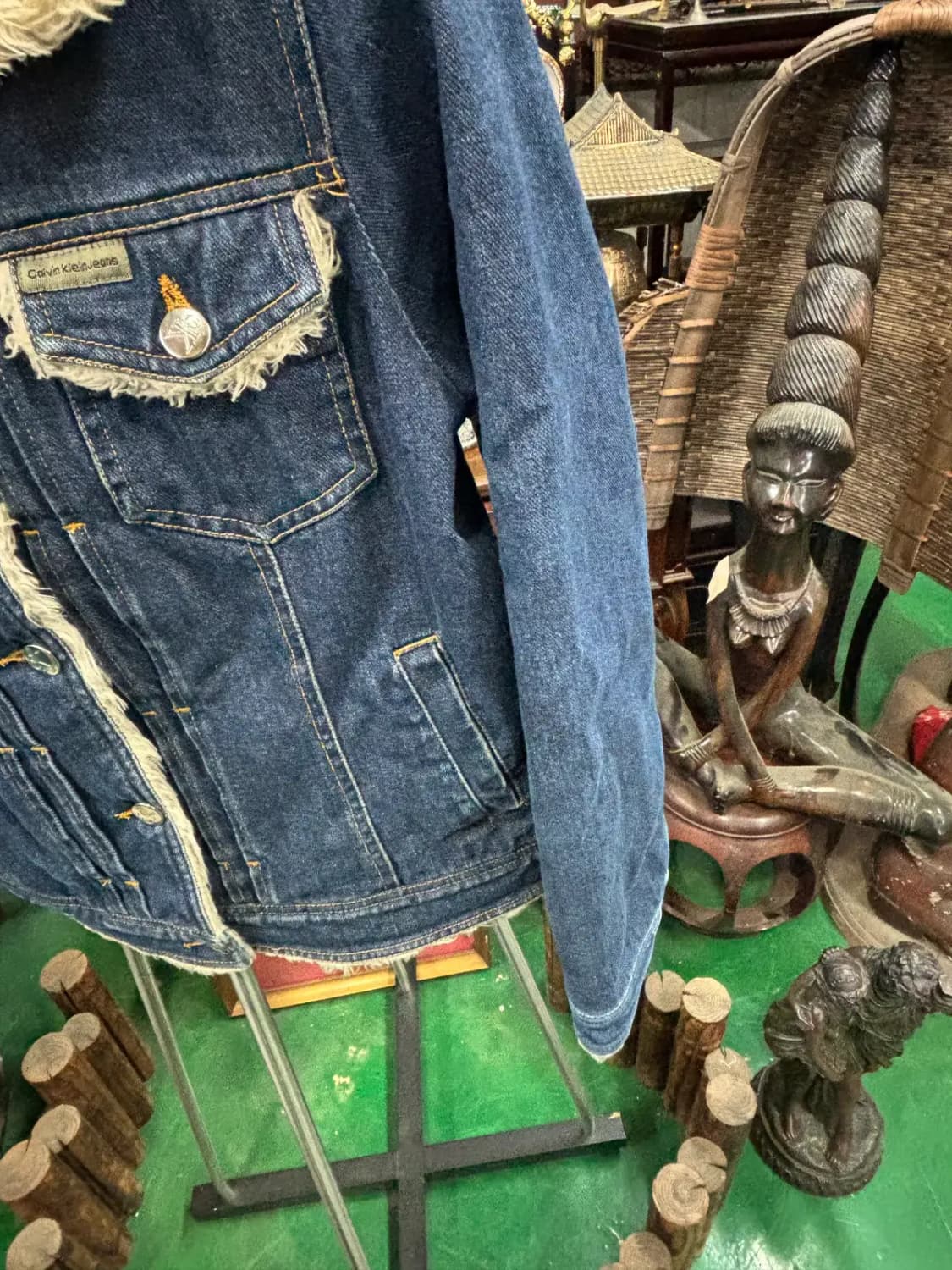 Calvin Klein Jeans (캘빈클라인) 쉐르파 데님 트러커자켓 상품이미지3