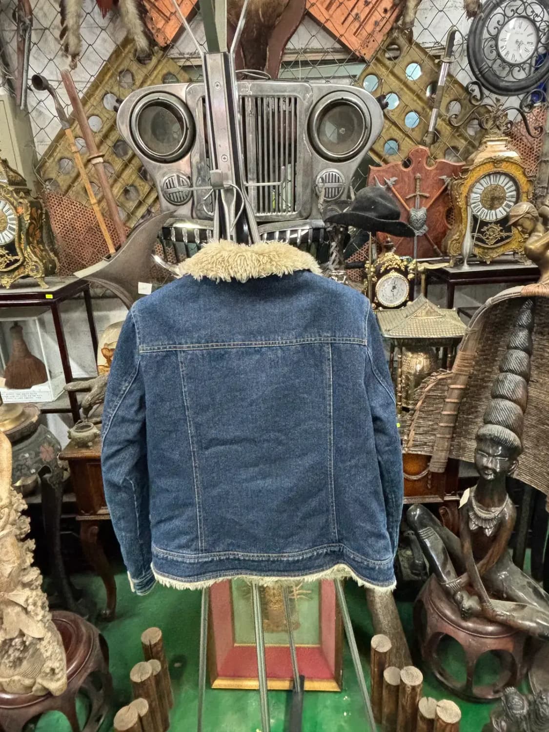 Calvin Klein Jeans (캘빈클라인) 쉐르파 데님 트러커자켓 상품이미지4