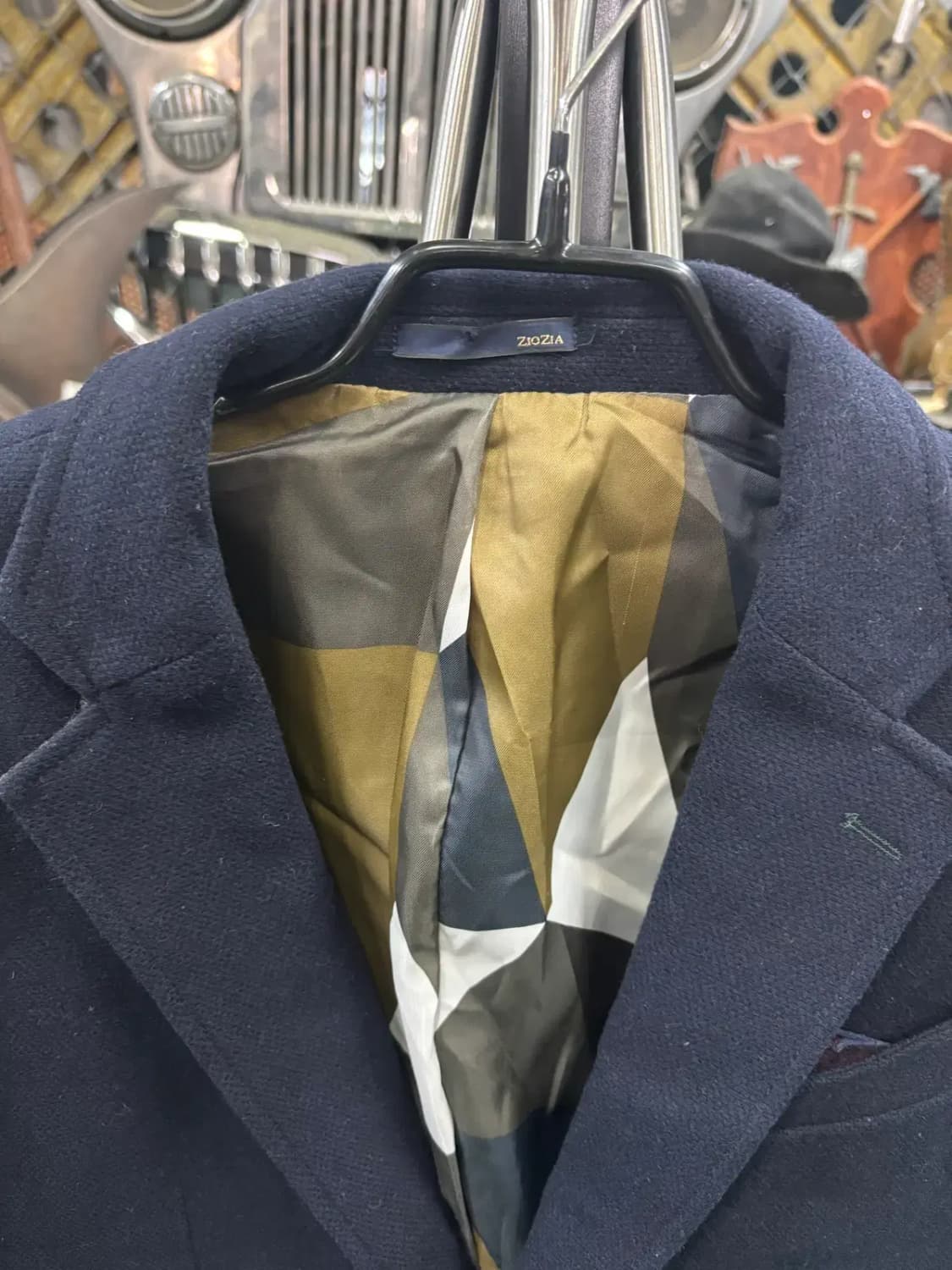 지오지아(ZIOZIA) 남성 모 90% 코트 자켓 상품이미지2