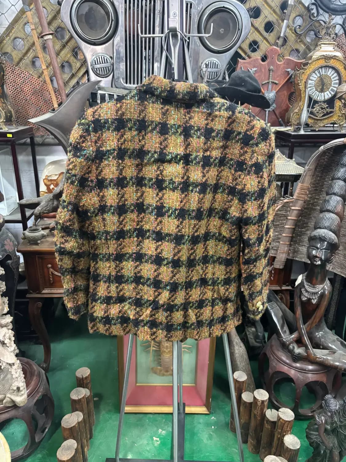 Fair Lady ORIGINAL 빈티지 트위드 모 83% 재킷 상품이미지4