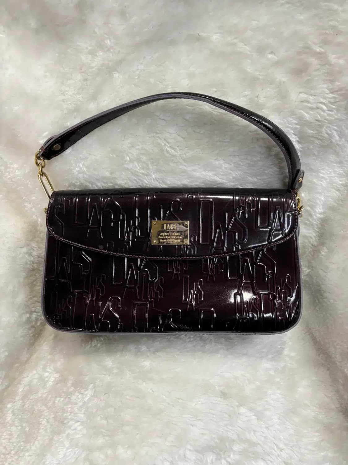 닥스 에나멜 숄더백-부분 까임 있음 상품이미지1