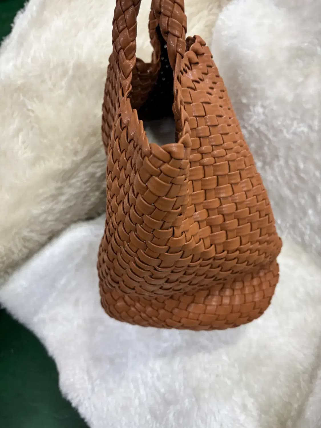 위빙 브라운 토트백 상품이미지2