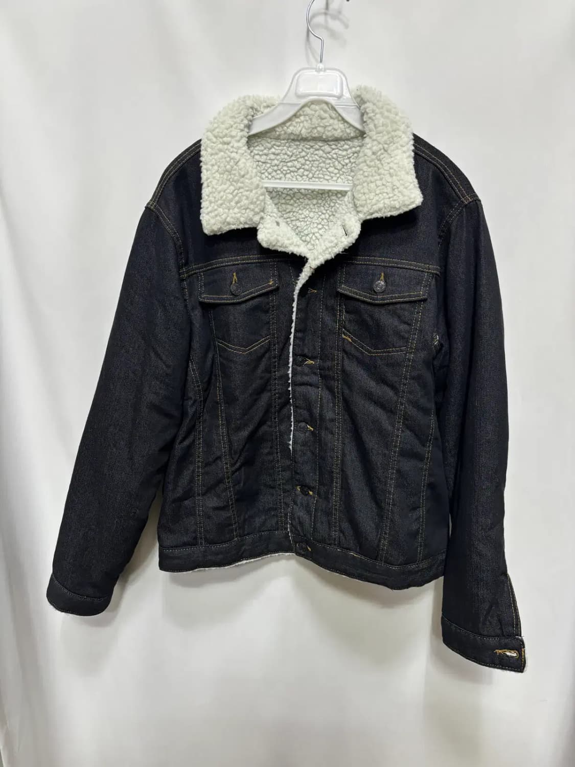 양털 안감 데님 트러커 청 재킷 상품이미지1