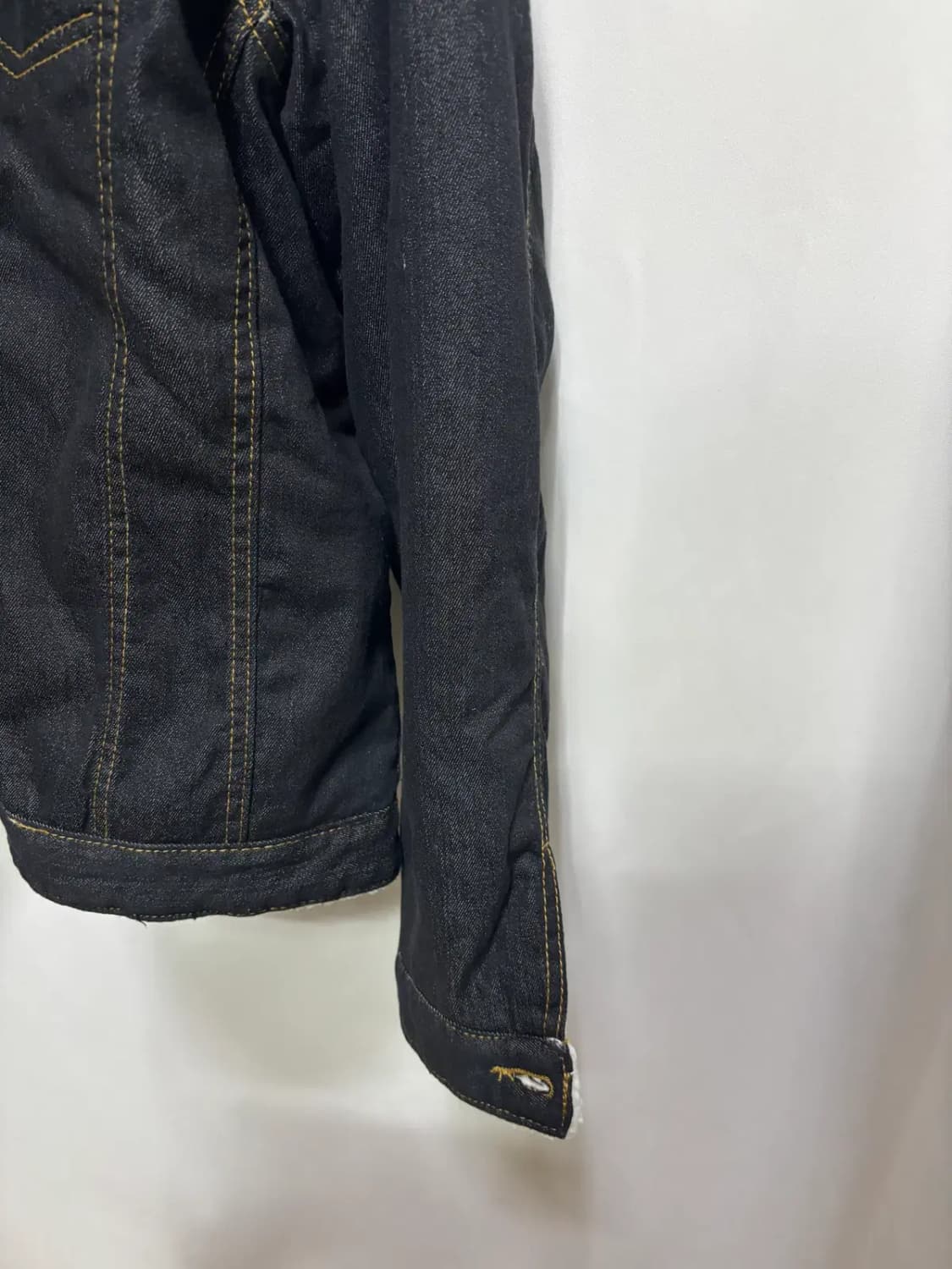 양털 안감 데님 트러커 청 재킷 상품이미지3