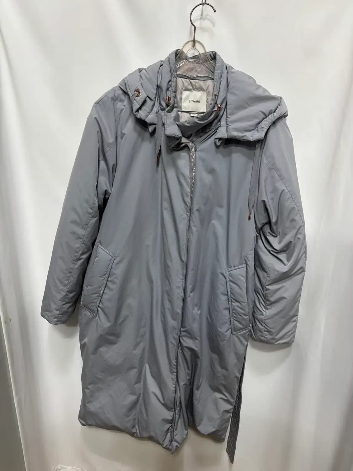 SJ 와니(SJ WANI) 구스 다운 벨티드 롱 패딩 88 상품이미지1