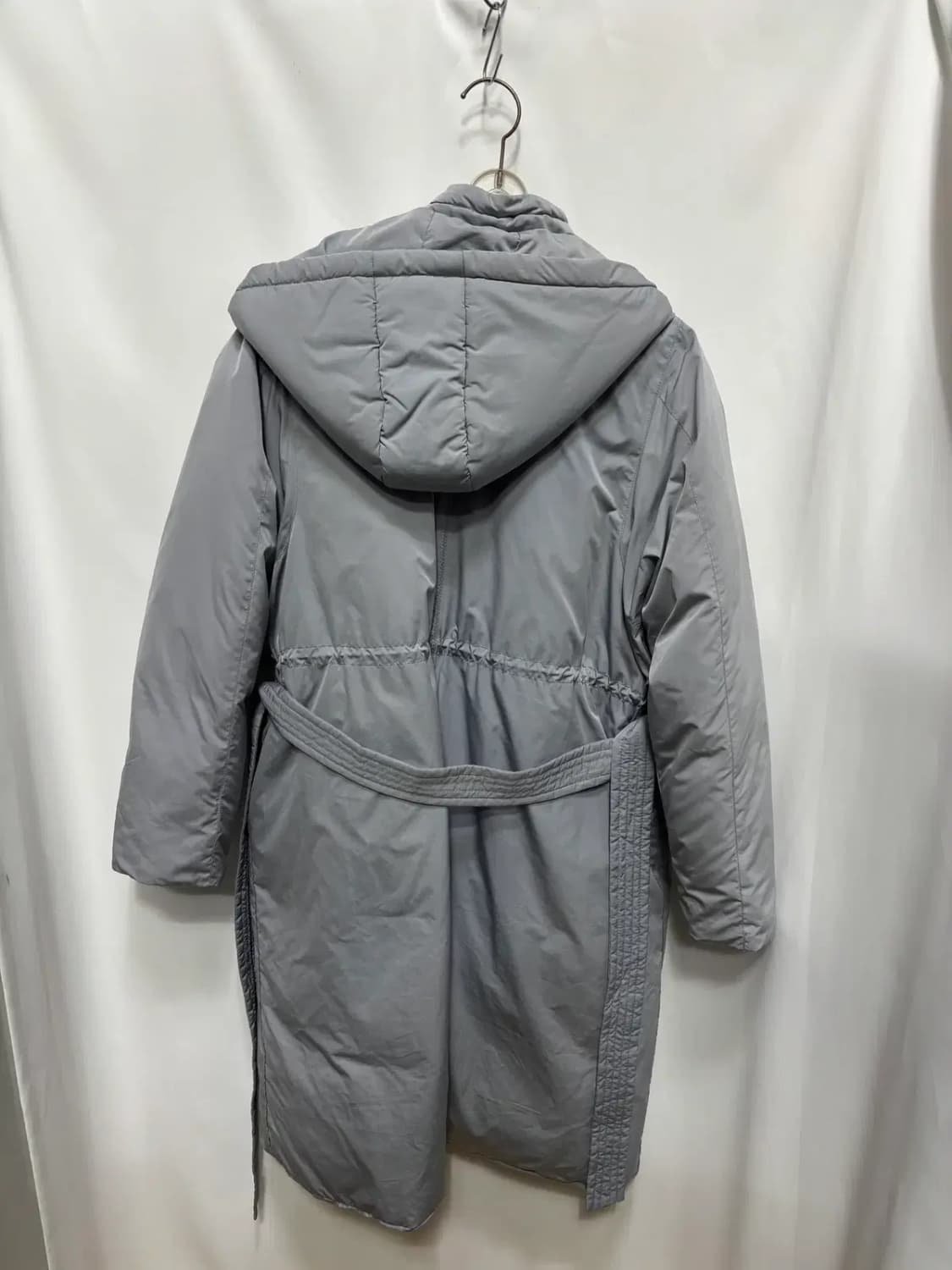 SJ 와니(SJ WANI) 구스 다운 벨티드 롱 패딩 88 상품이미지4