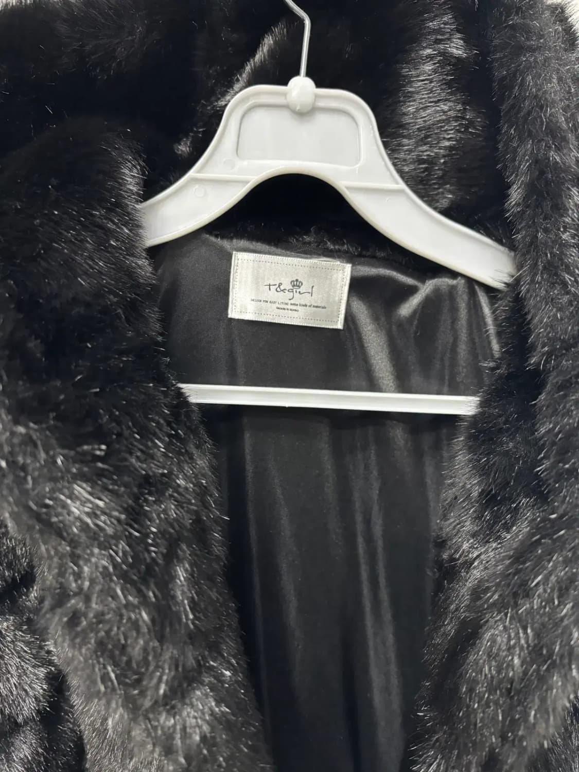 티앤걸 인조퍼 허리 조임 후드 베스트 조끼 상품이미지2