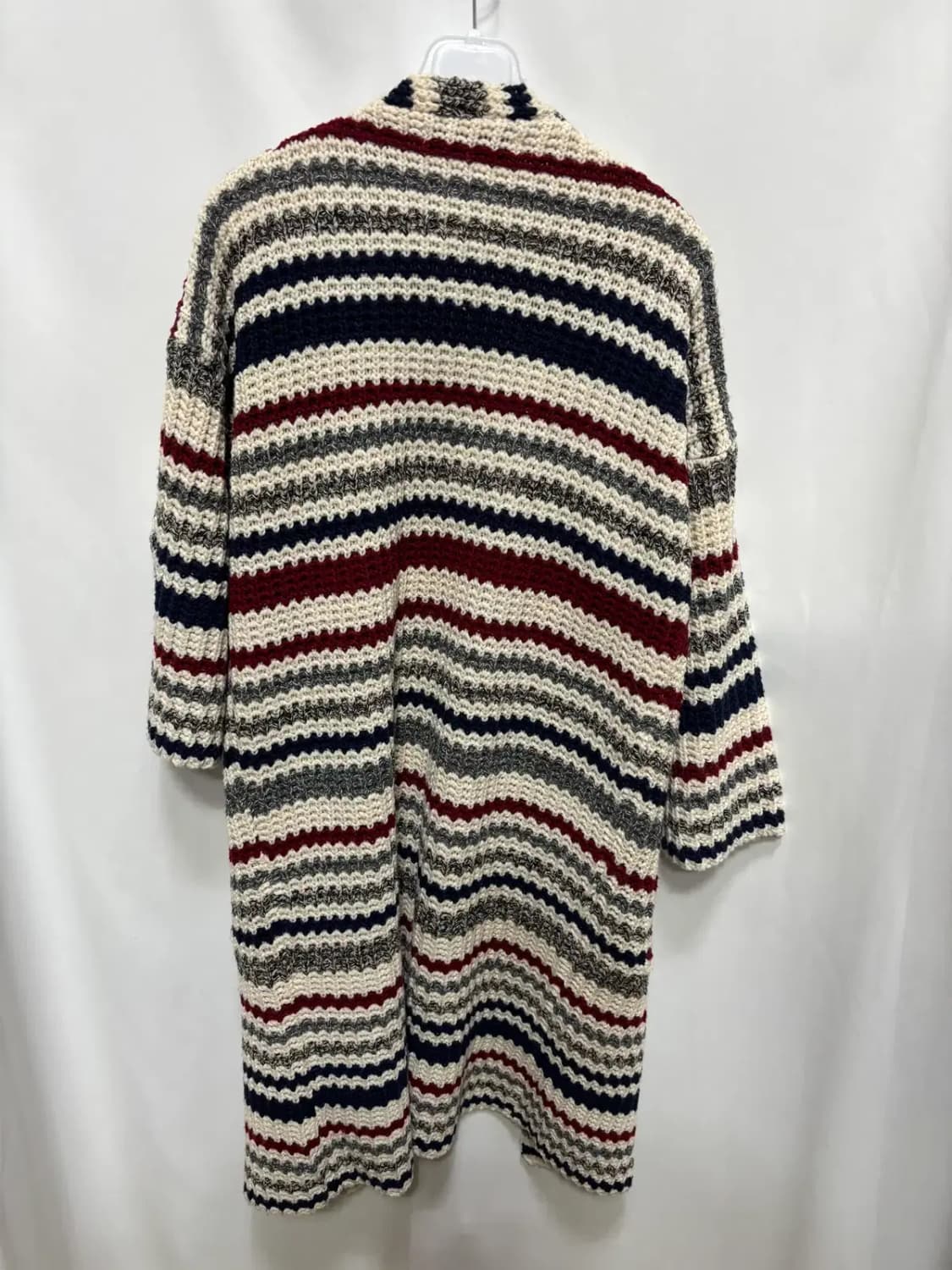 레코브 스트라이프 롱 니트 가디건 상품이미지4