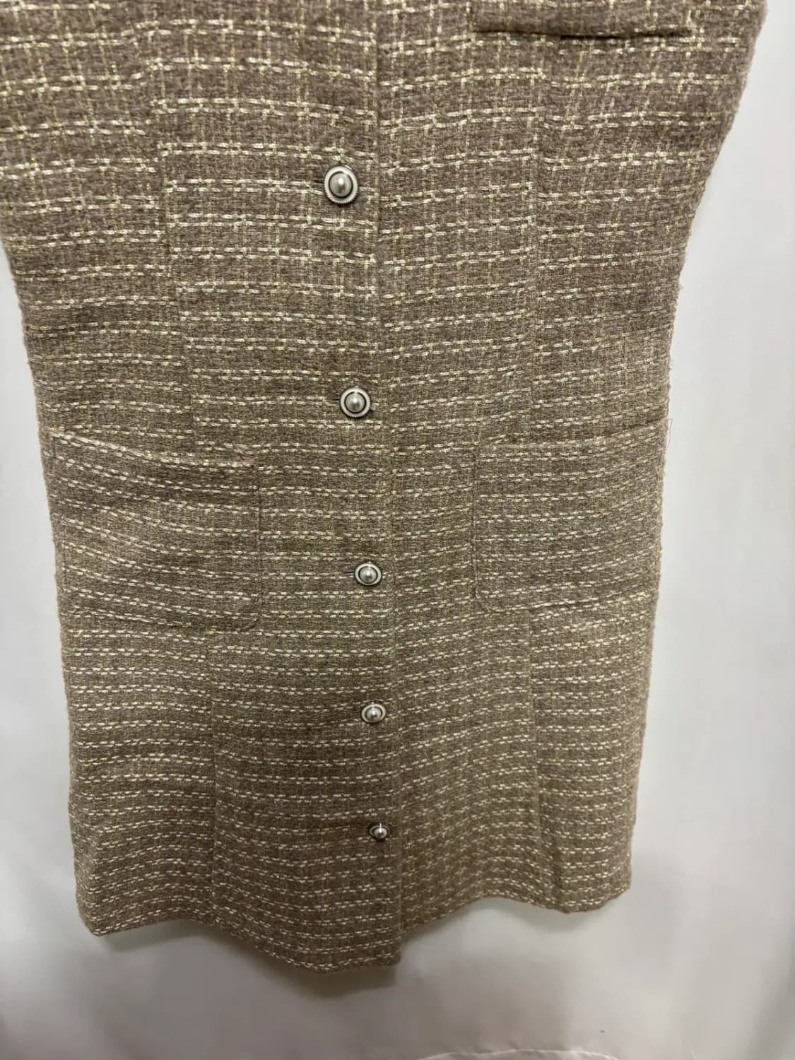 로곤 트위드 민소매 원피스 상품이미지3