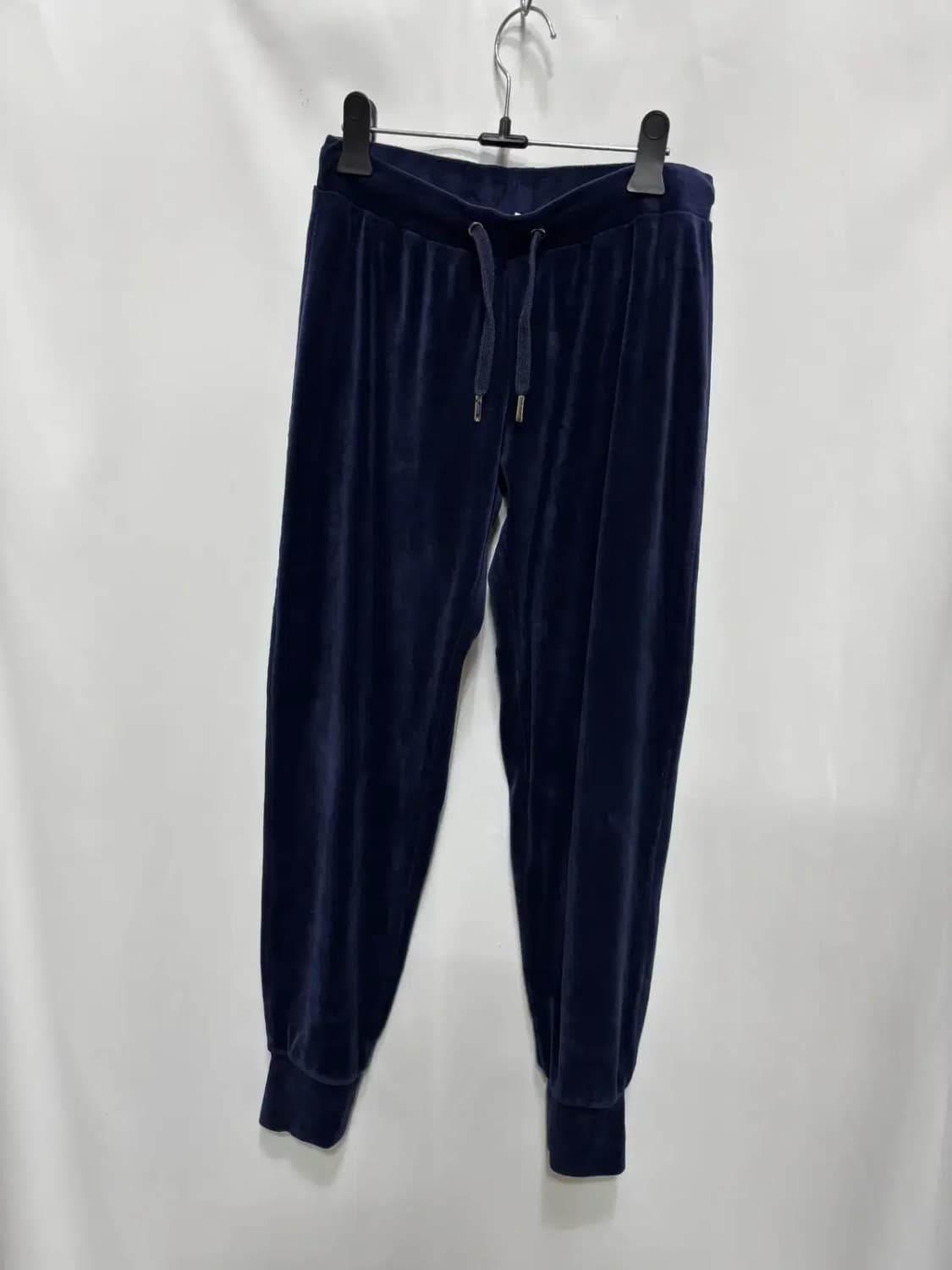 H&M 네이비 벨로아 크롭 후드 집업 바지 세트 XS 상품이미지4