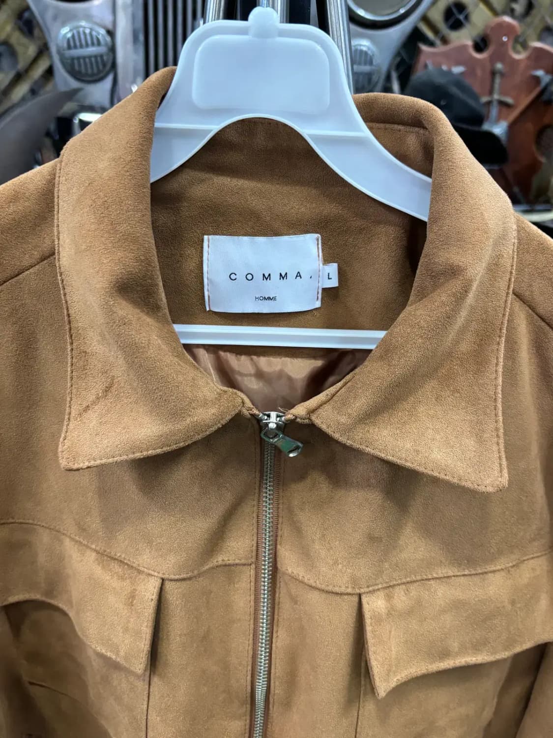 COMMAL HOMME 스웨이드 재킷 상품이미지2
