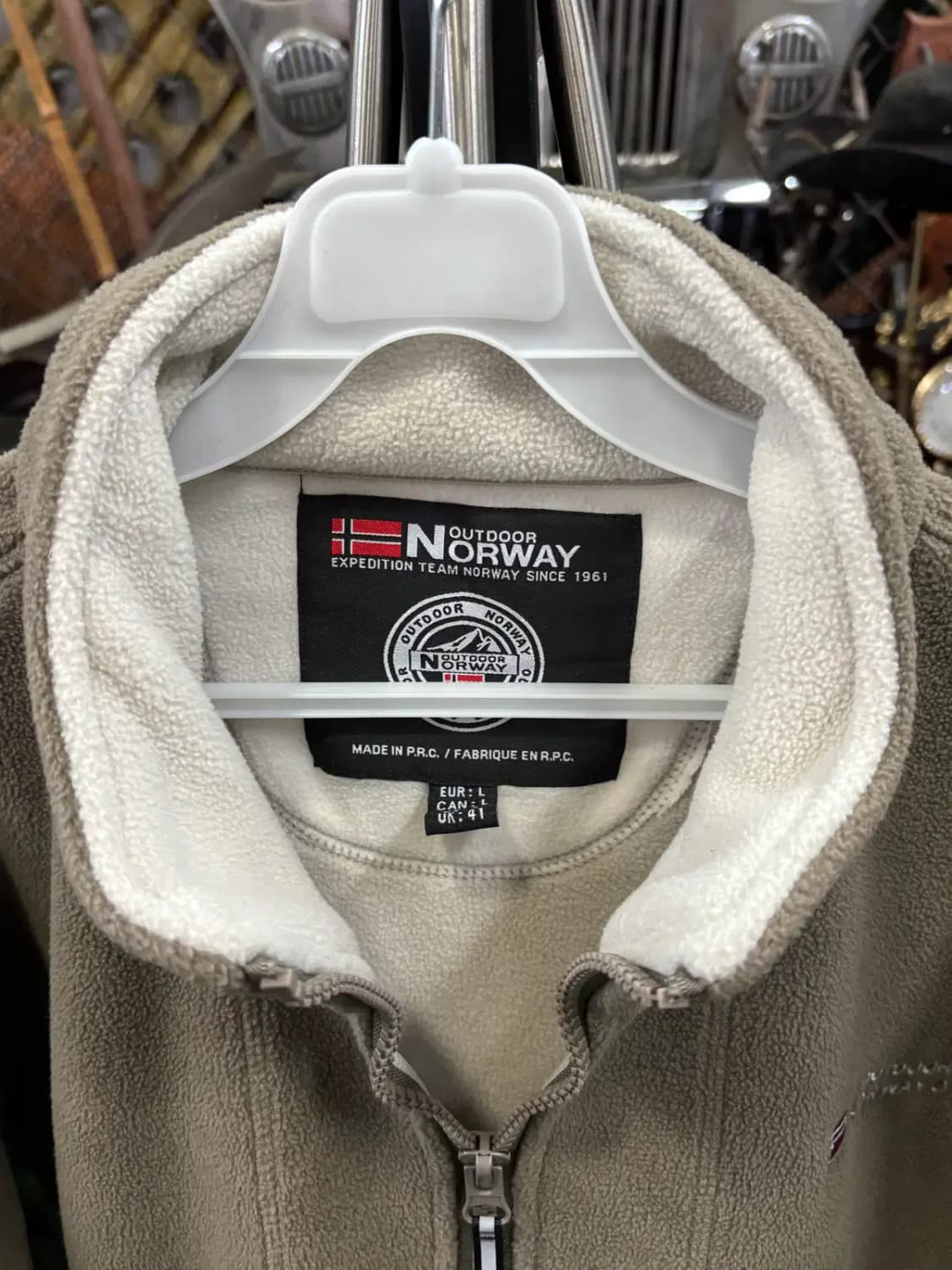아웃도어 노르웨이 하이넥 집업 보아털 플리스 재킷 상품이미지2