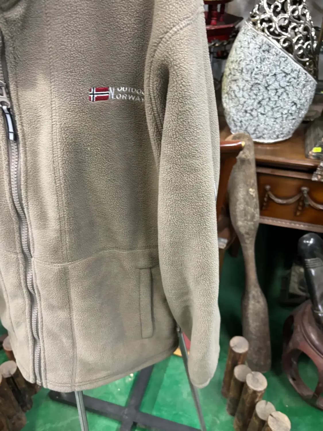 아웃도어 노르웨이 하이넥 집업 보아털 플리스 재킷 상품이미지3