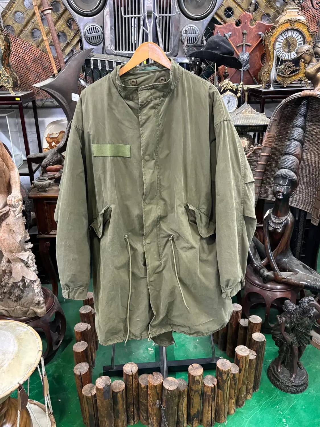 라퍼지스토어 신슐레이트 개파카 롱야상 상품이미지1