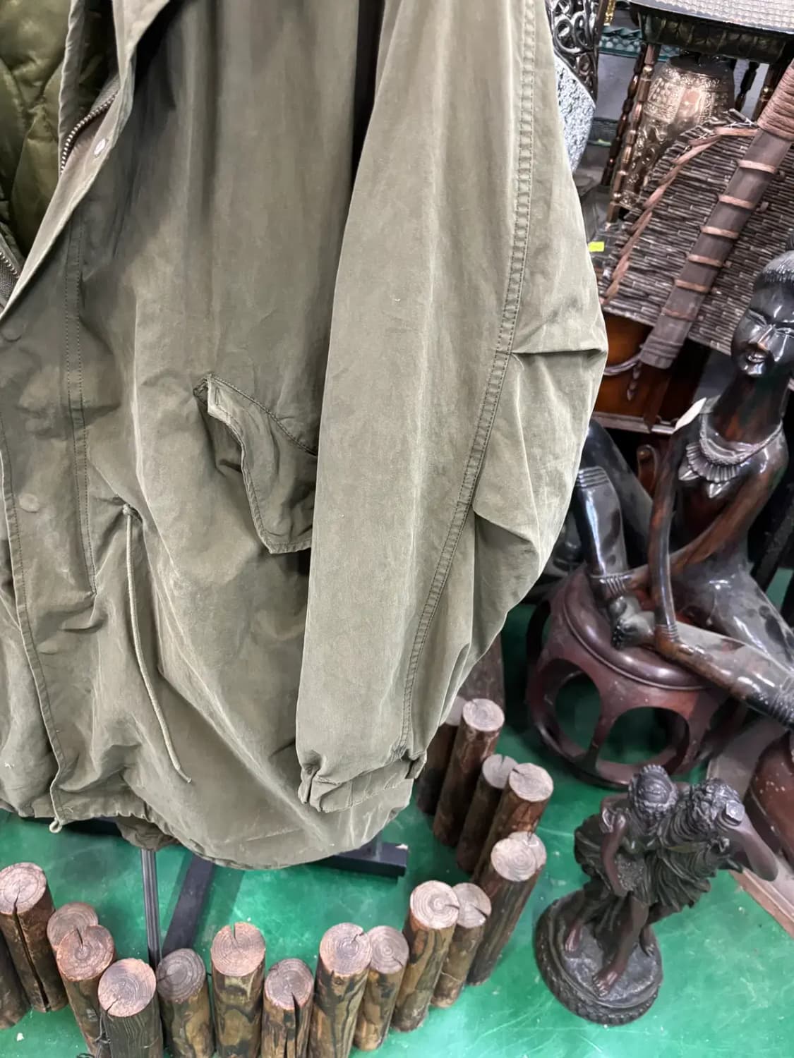 라퍼지스토어 신슐레이트 개파카 롱야상 상품이미지3