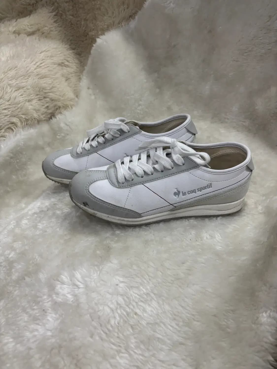 르꼬끄포폴라 클래식 소프트 화이트 스니커즈 225 상품이미지2