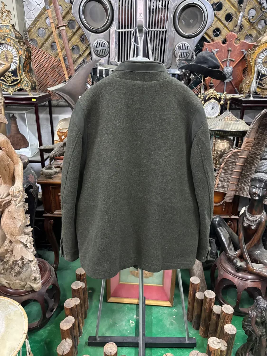 퀼팅 안감 탈부착 라코스테 울 혼방 집업 남성 자켓 상품이미지4