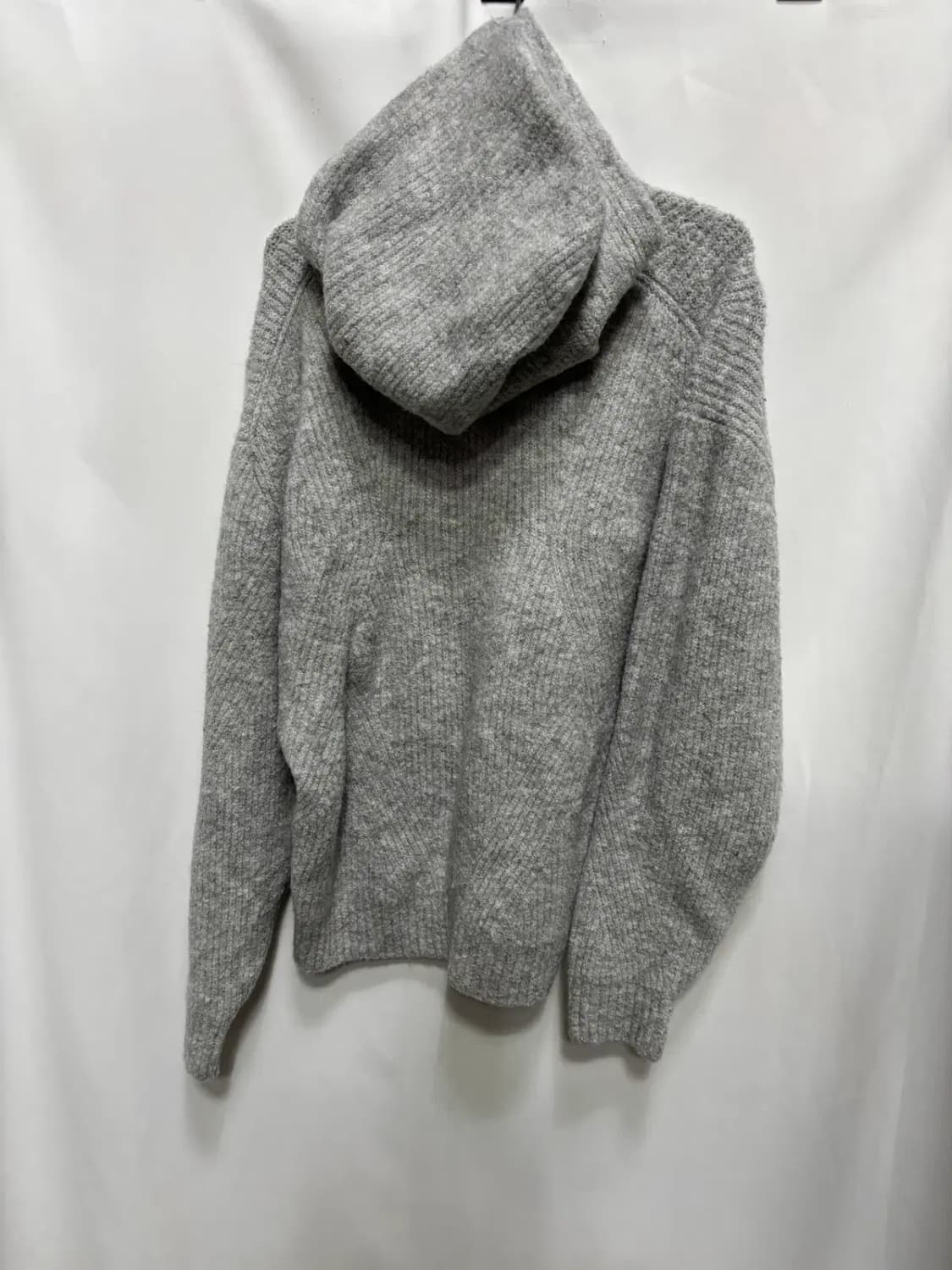 커스텀 어클락(COCL)그레이 하프 집업 니트 가디건 상품이미지4