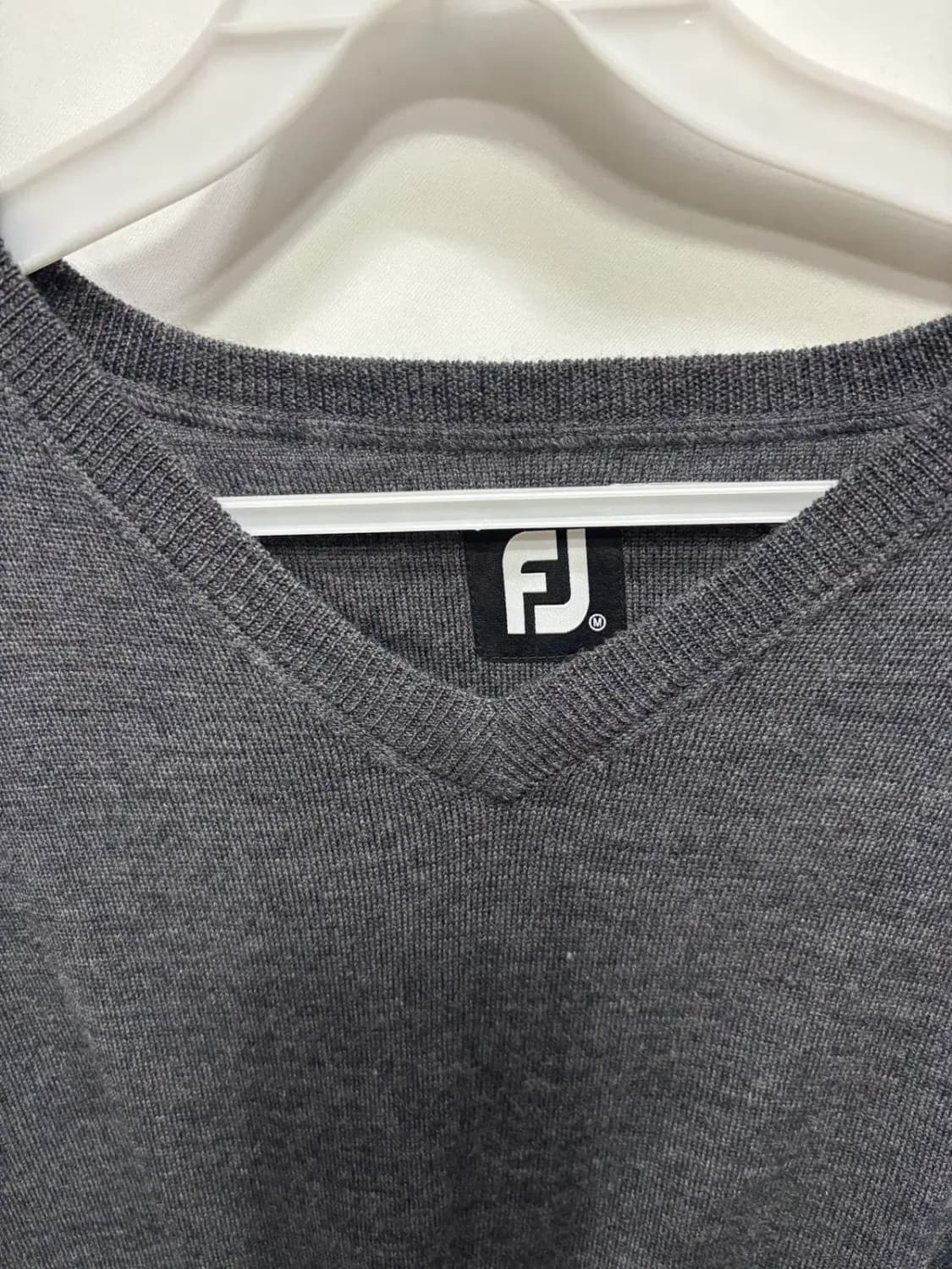 골프 웨어 풋조이(FootJoy)모 100% 브이넥 스웨터 M 상품이미지2