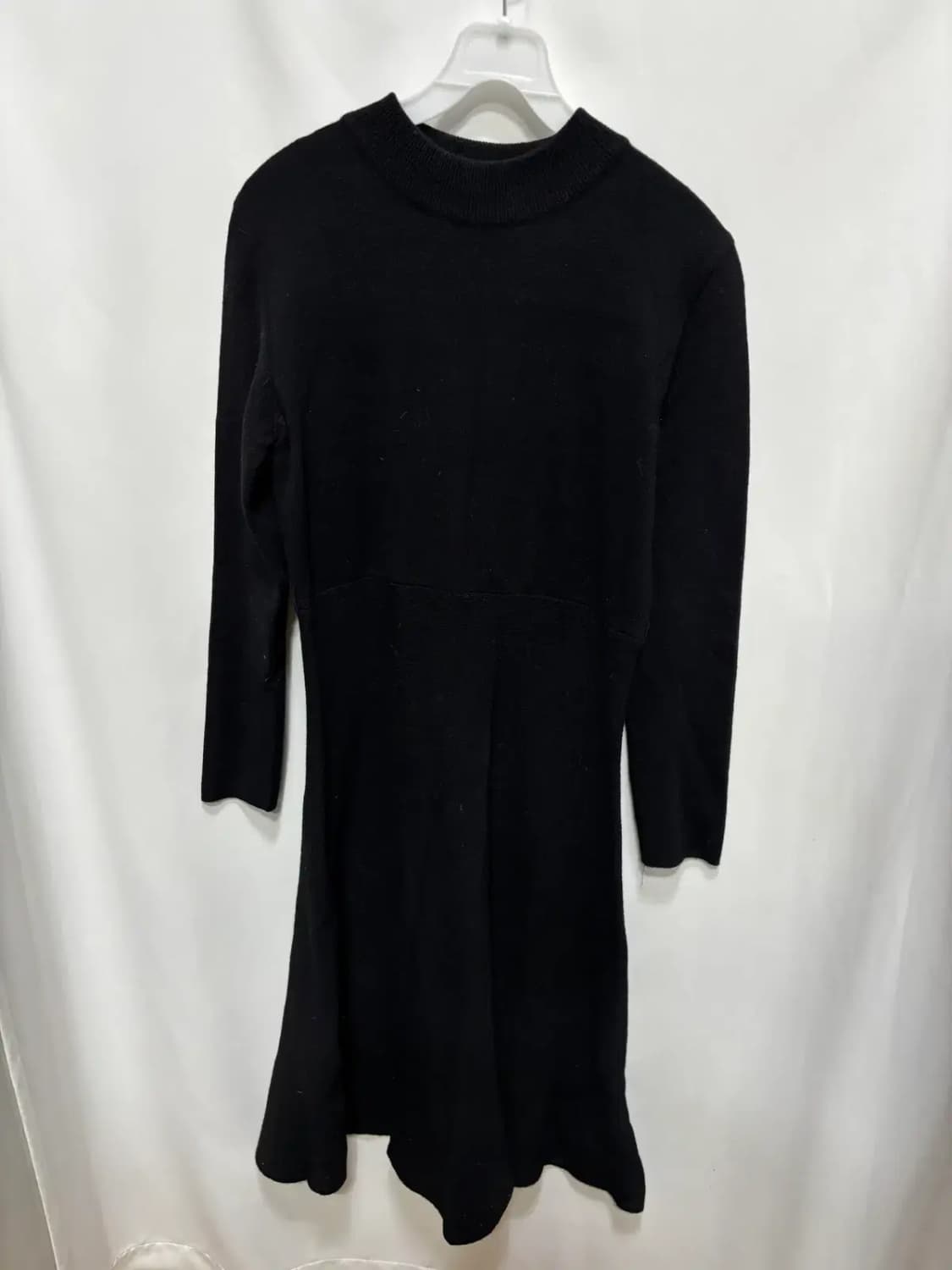 메르시 블랙 긴팔 니트 롱 원피스 상품이미지4