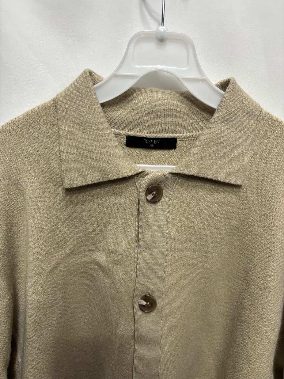 탑텐 니트 카라 가디건 100 상품이미지2