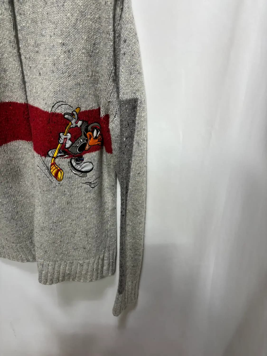 까스텔바작 디즈니 대피덕 자수 니트 집업 상품이미지3