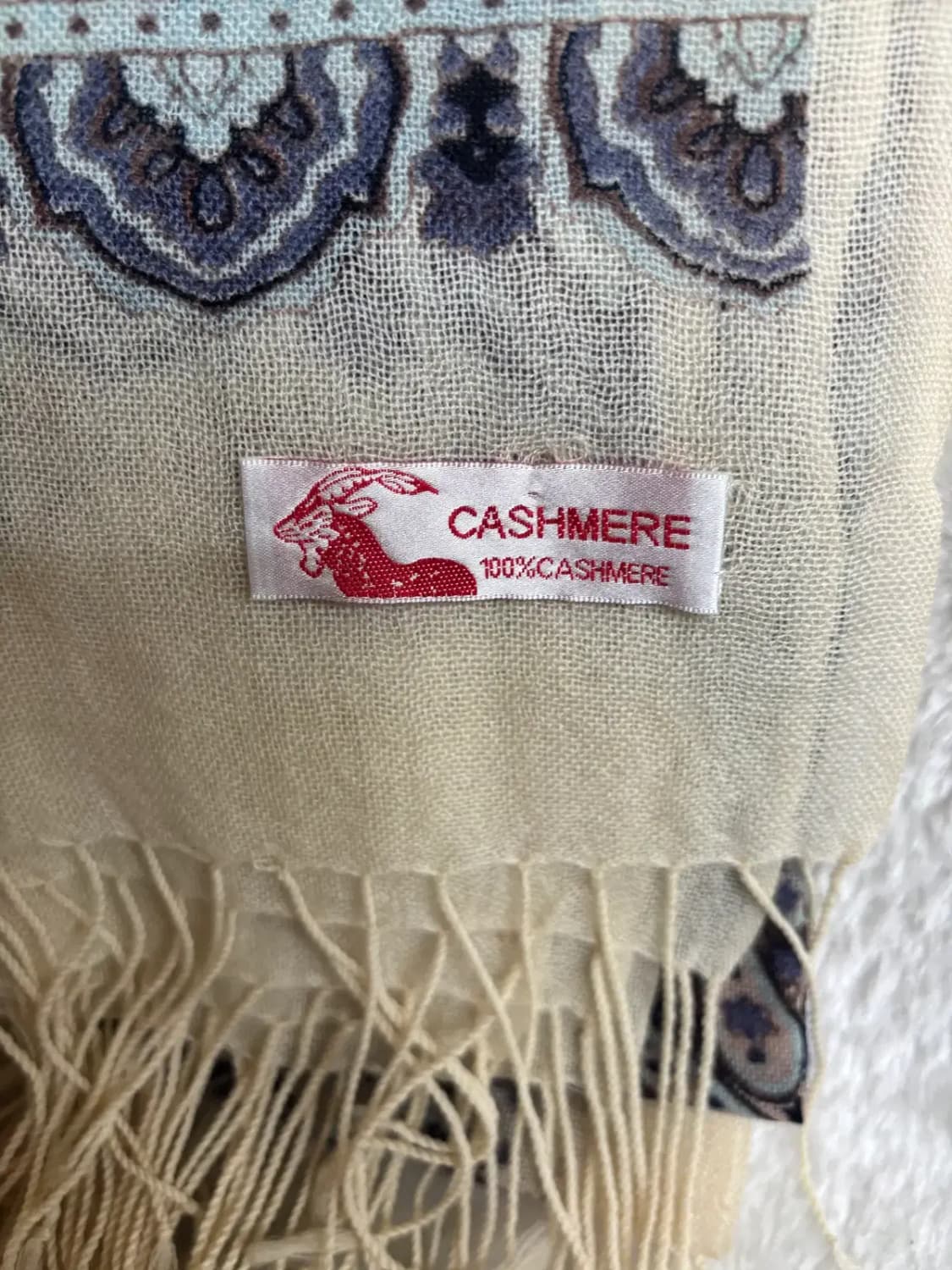 페이즐리 패턴 캐시미어 목도리 머플러 상품이미지3