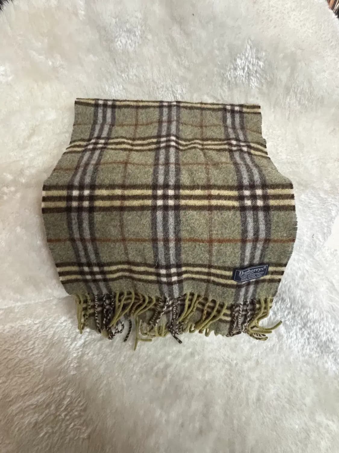 버버리(Burberrys)100% 램스울 빈티지 머플러 목도리 상품이미지2