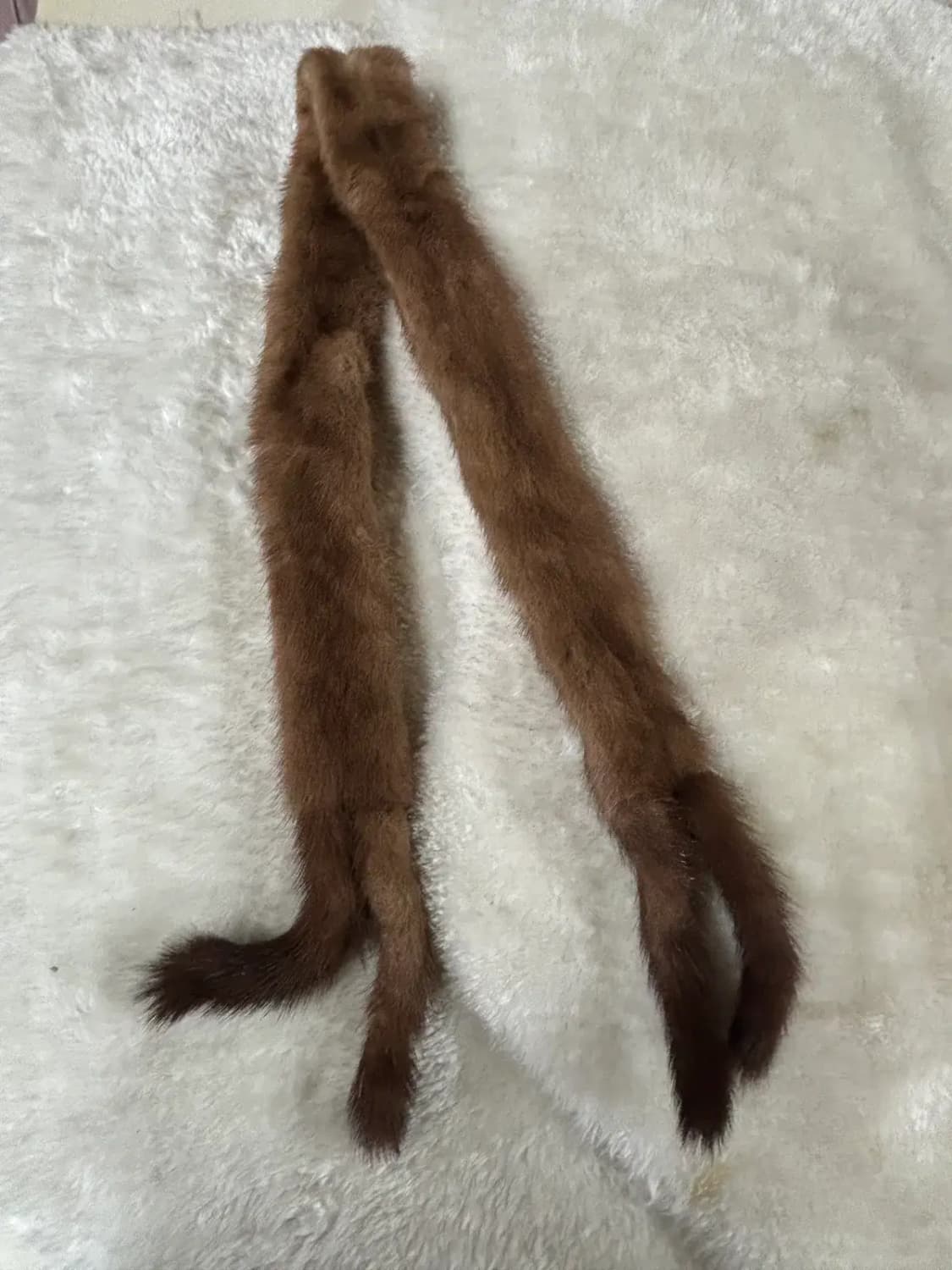 천연 모피 통 밍크 목도리 상품이미지2