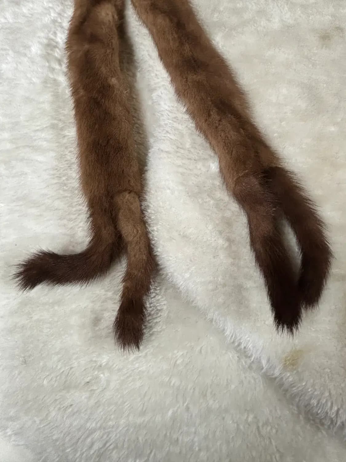 천연 모피 통 밍크 목도리 상품이미지3