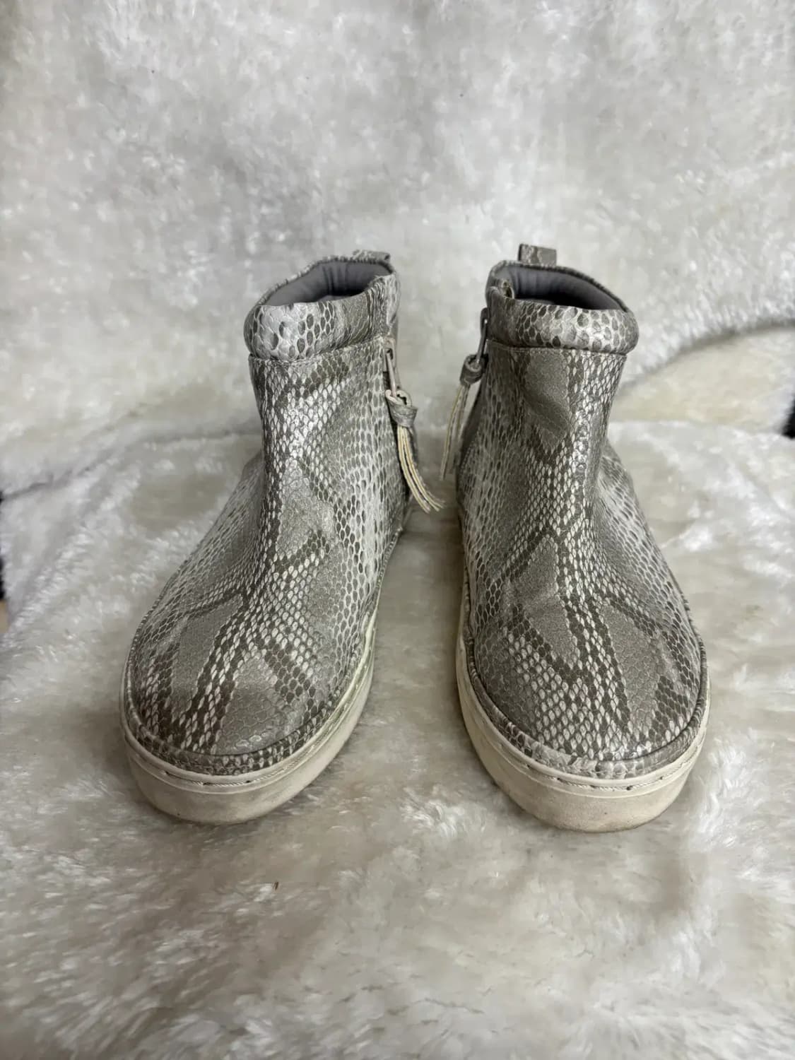 niko and  파이톤 패턴 숏 부츠 상품이미지1