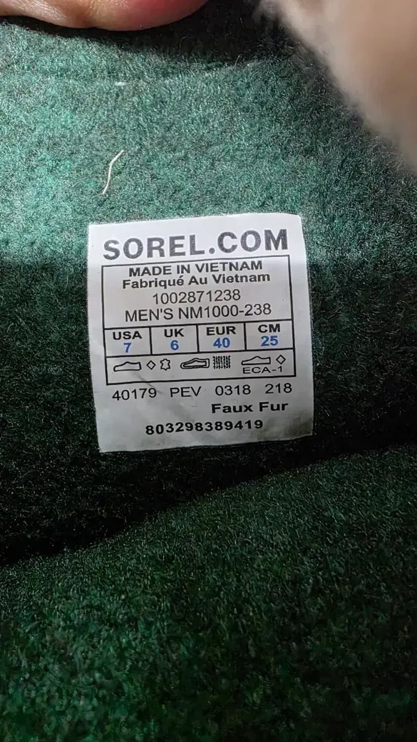 소렐 카리부 남성용 방수 부츠 상품이미지5