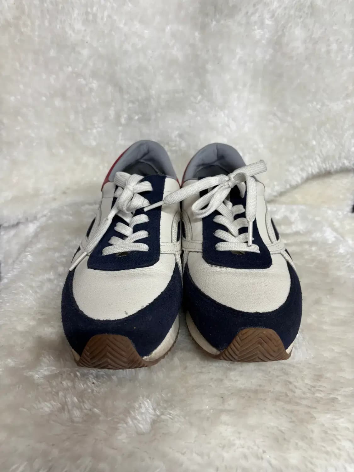 브루마스 스웨이드 앤 가죽 스니커즈 상품이미지1