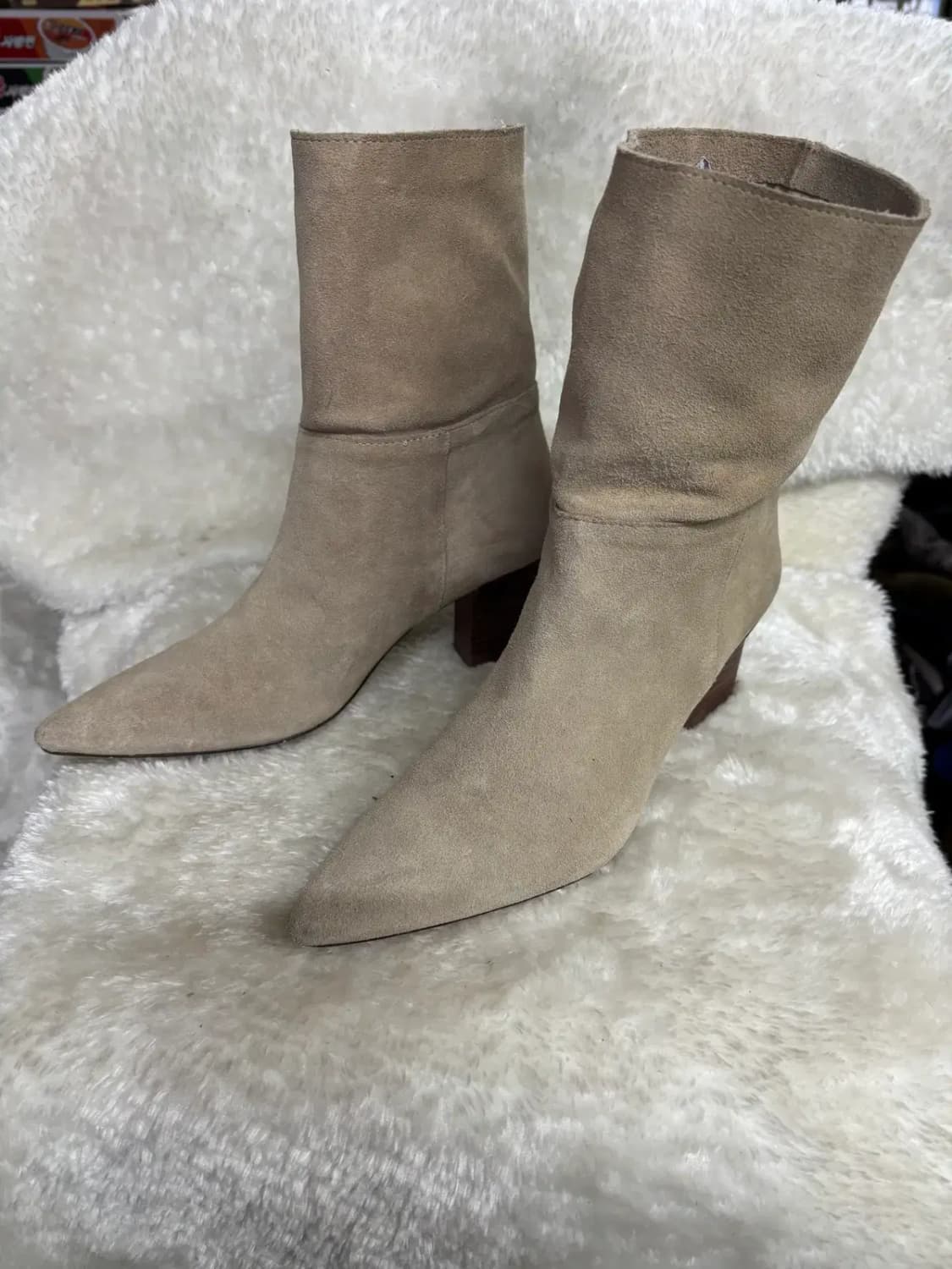 자라(ZARA) 스웨이드 앵클 부츠 상품이미지2