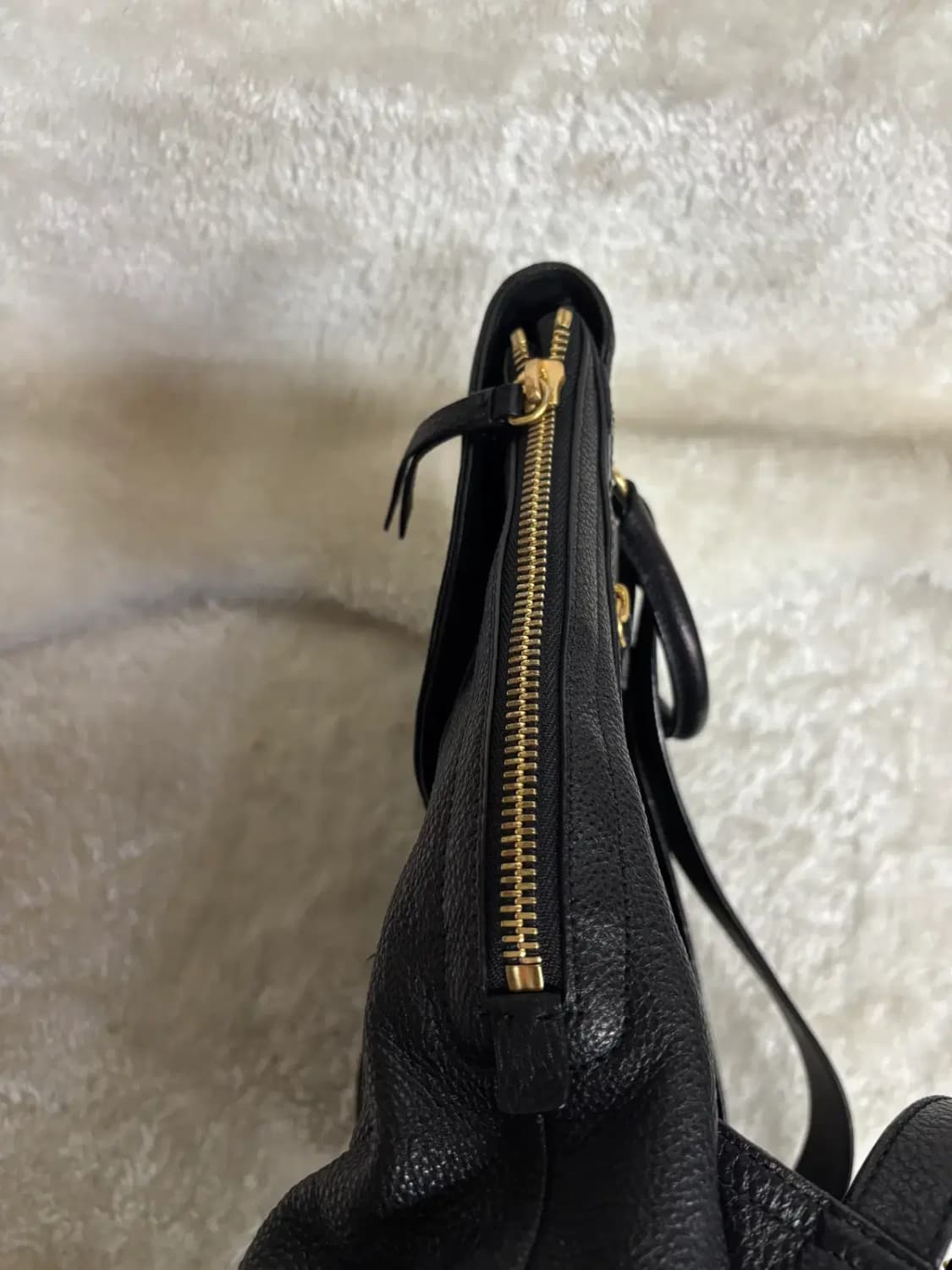 헤지스(HAZZYS) 블랙 가죽 백팩 상품이미지2