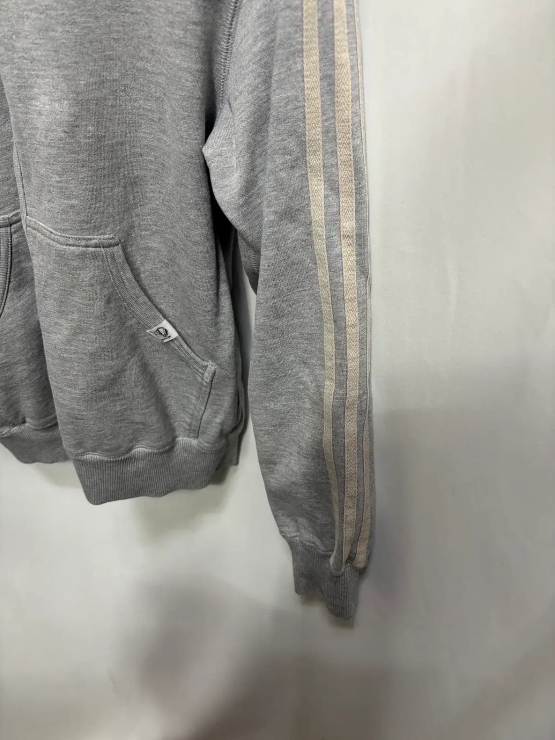 아디다스 트레포일(불꽃 로고)집업 후드티 집업 90 상품이미지3