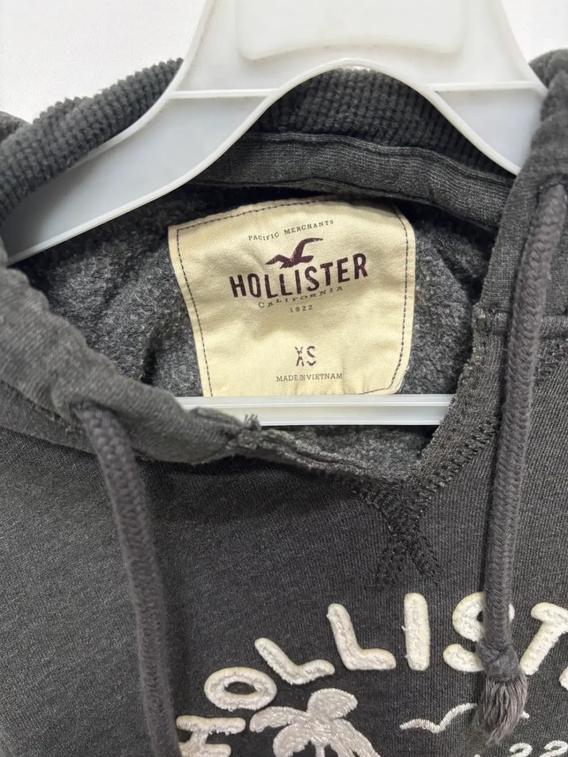 홀리스터(Hollister) 그레이 후드티 XS 상품이미지2