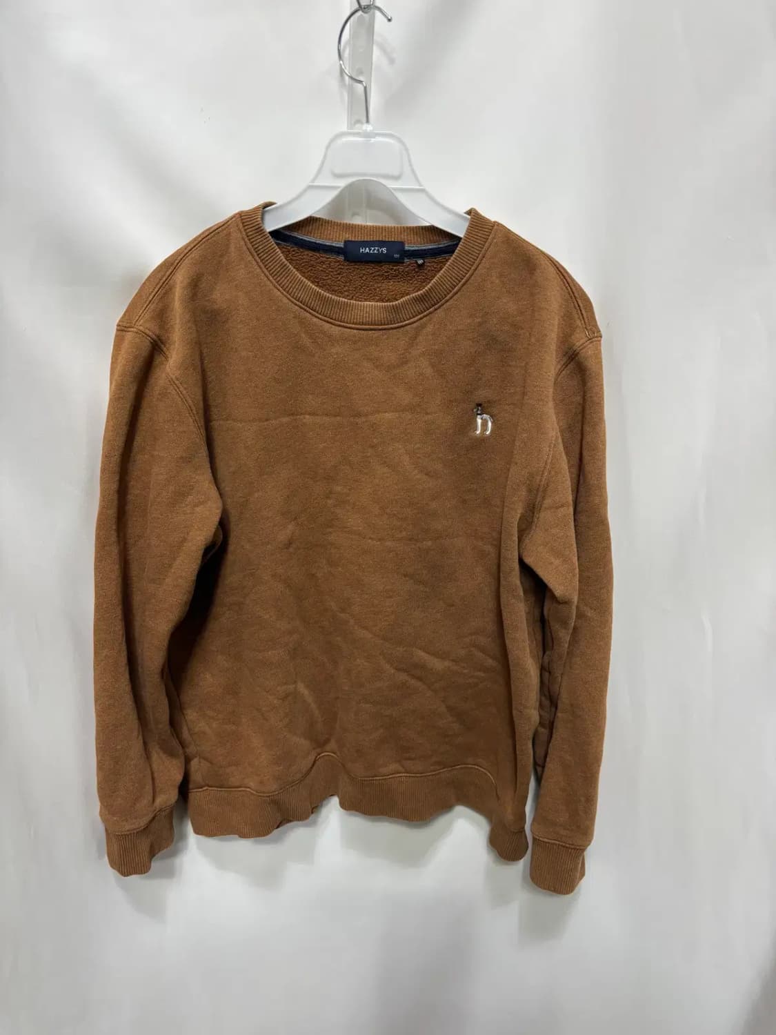 헤지스 브라운 기모 맨투맨 100 상품이미지1