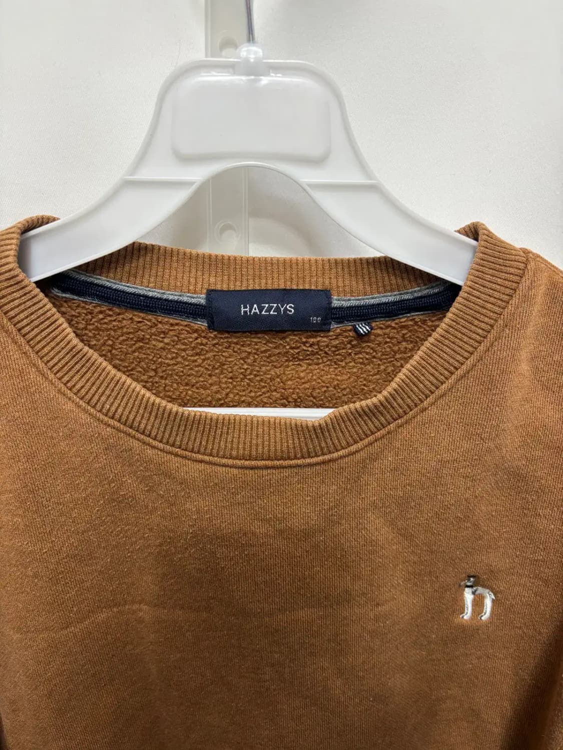 헤지스 브라운 기모 맨투맨 100 상품이미지2