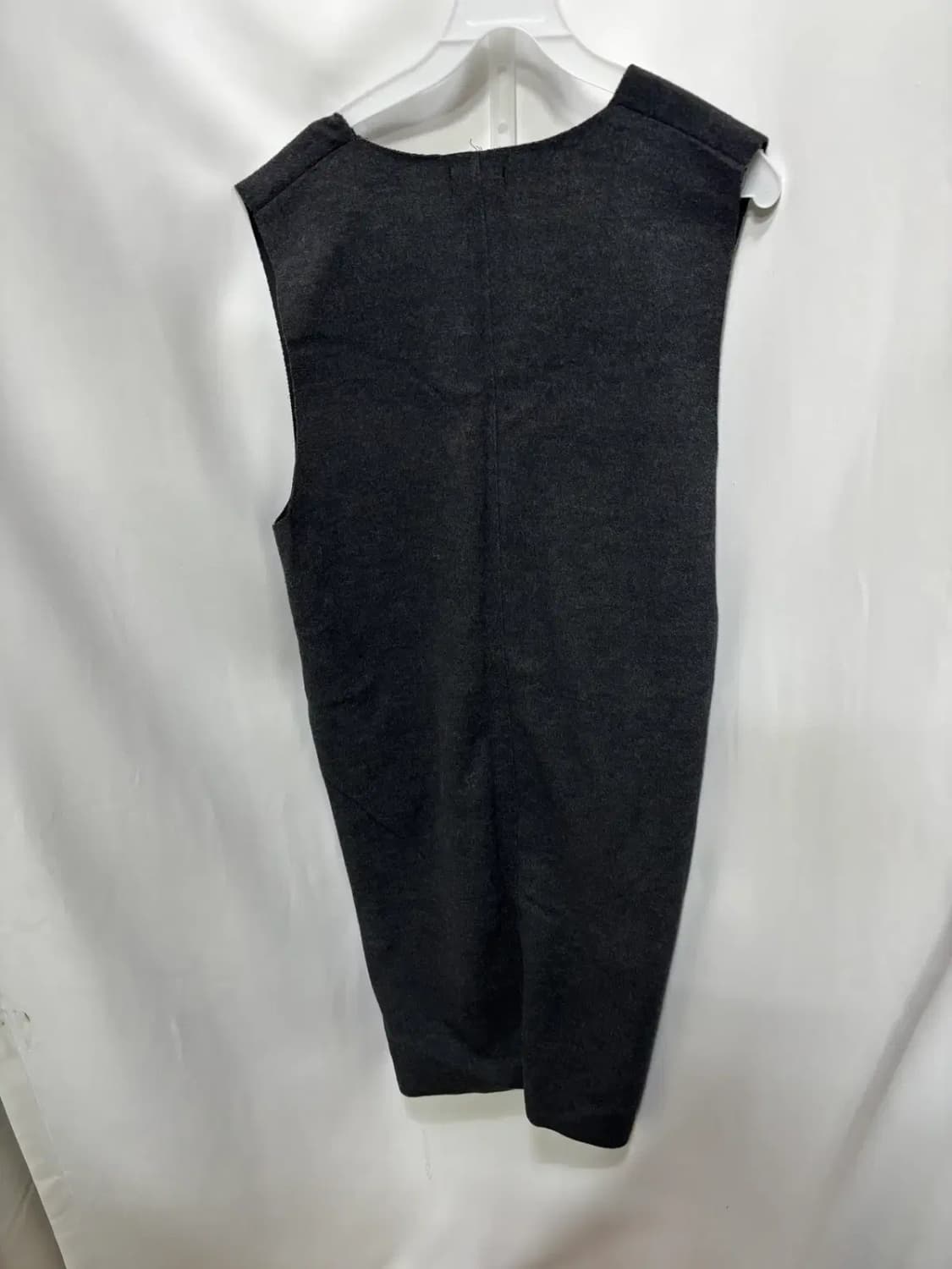 자주(JAJU) 차콜 브이넥 조끼 롱 원피스(새상품) 상품이미지4