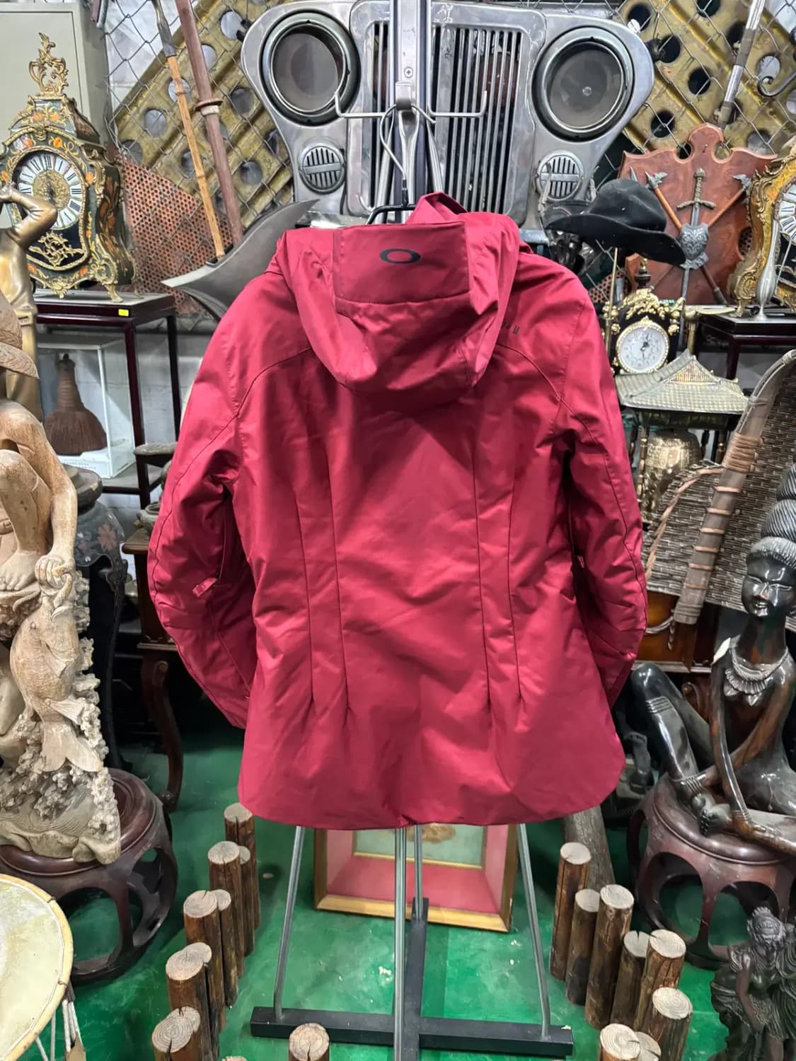 오클리 (Oakley) 버건디 후드 점퍼 자켓 상품이미지4