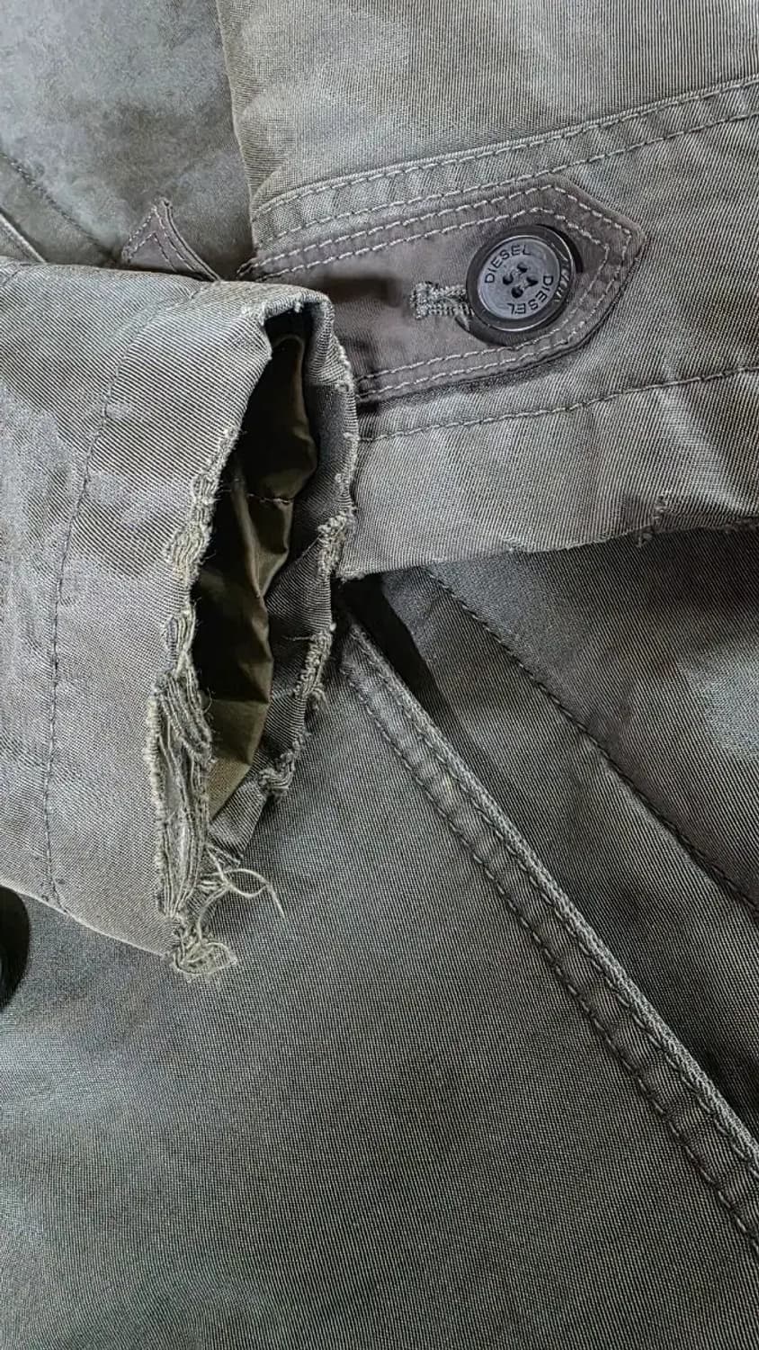 디젤(DIESEL)카키색 야상 빈티지 재킷 점퍼 상품이미지5