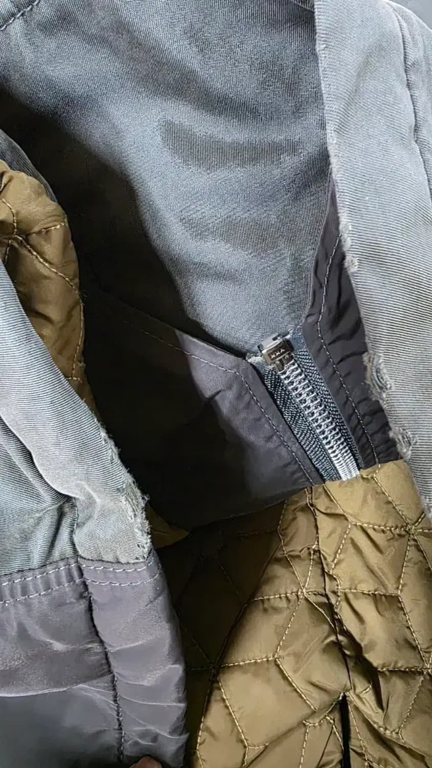 디젤(DIESEL)카키색 야상 빈티지 재킷 점퍼 상품이미지6