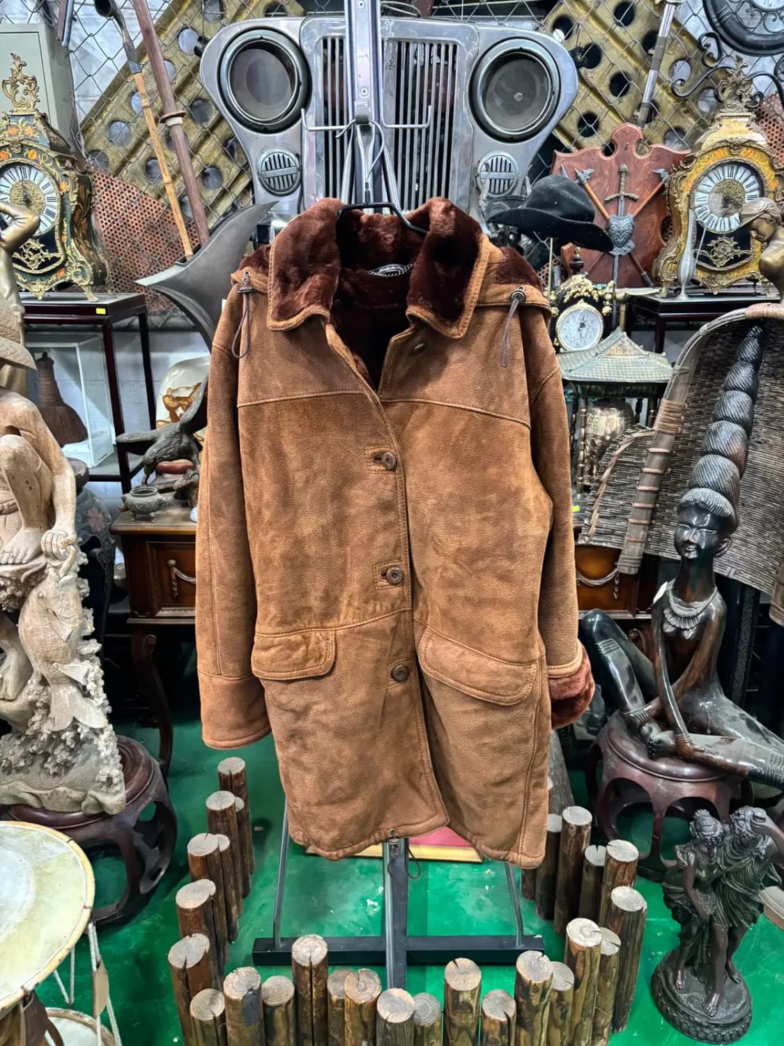 사리펠 피렌체 이탈리아 시어링 무스탕 자켓 상품이미지1