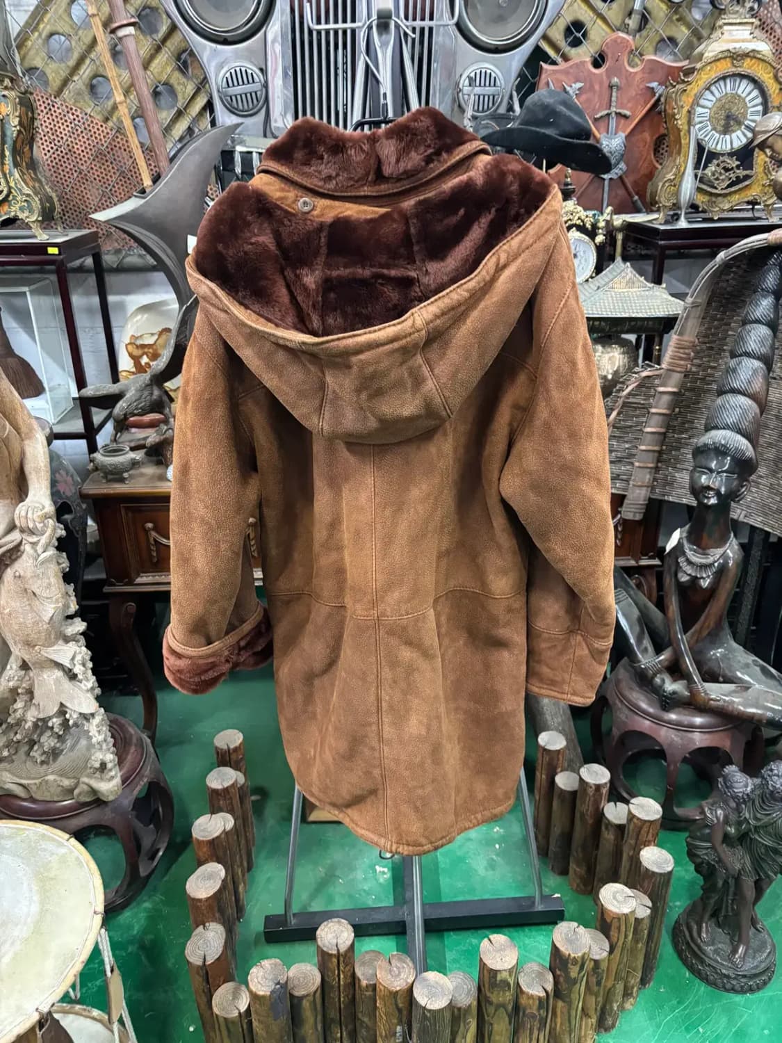 사리펠 피렌체 이탈리아 시어링 무스탕 자켓 상품이미지4