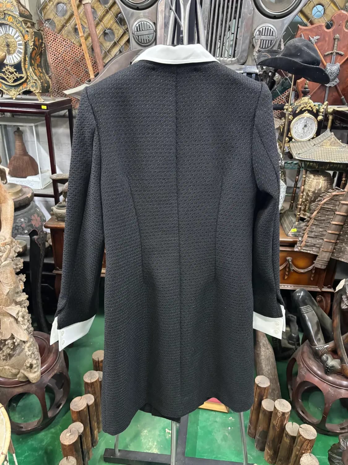 아뜨랑스(ATTRANGS)의 뮤에베 배색 트위드 원피스(새상품) 상품이미지4