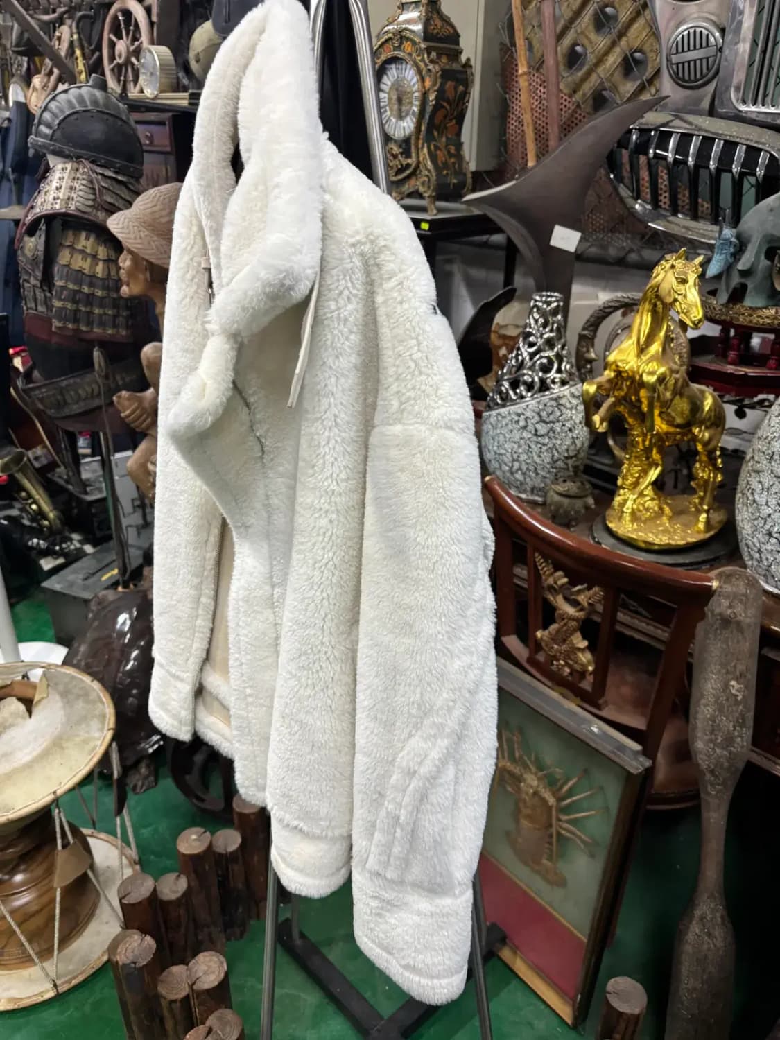 발렌시아가(Balenciaga)양모 혼방 플리스(후리스) 자켓 상품이미지2