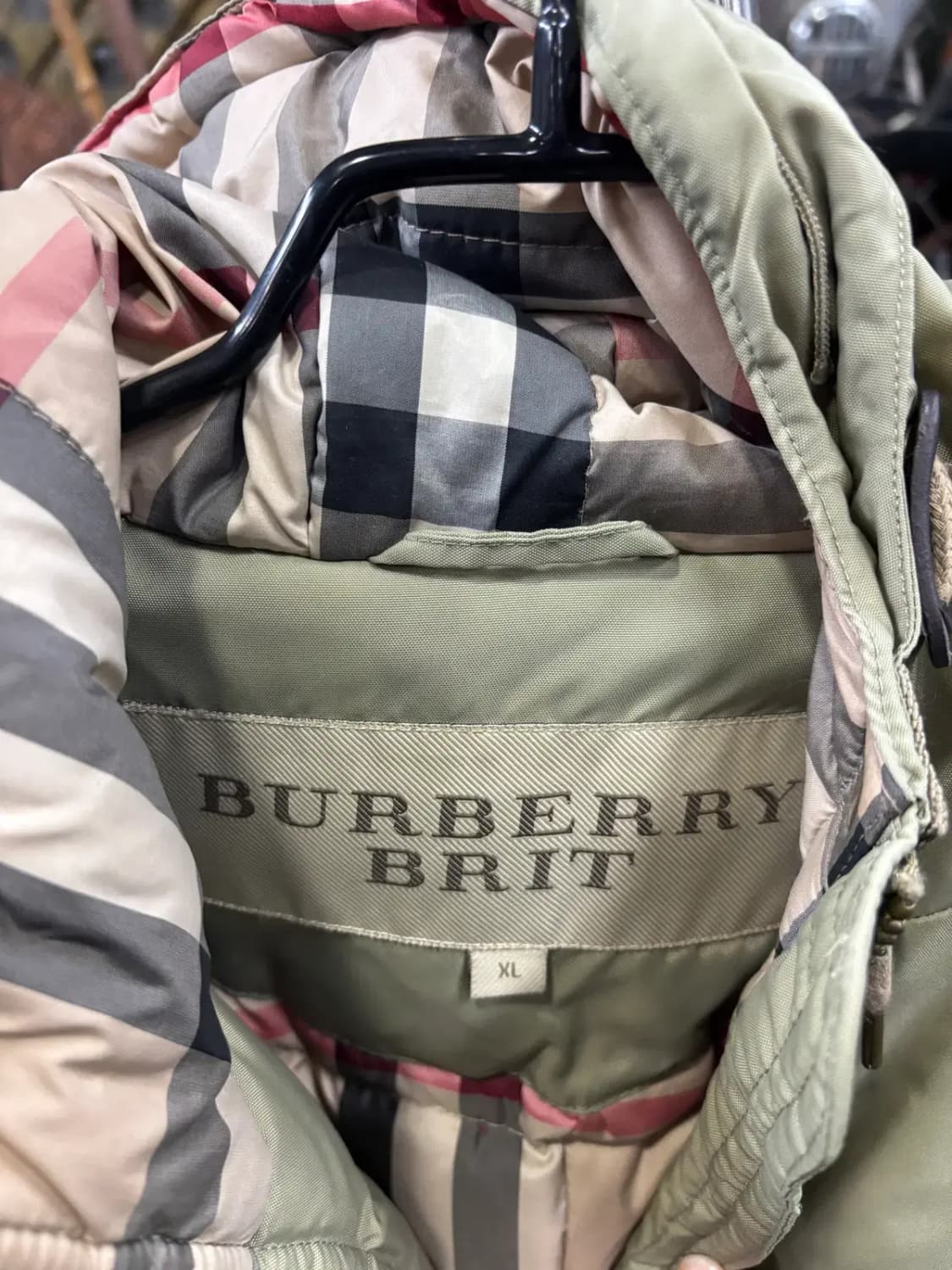 버버리 브릿(Burberry Brit) 야상 거위털 패딩 재킷 점퍼 상품이미지2